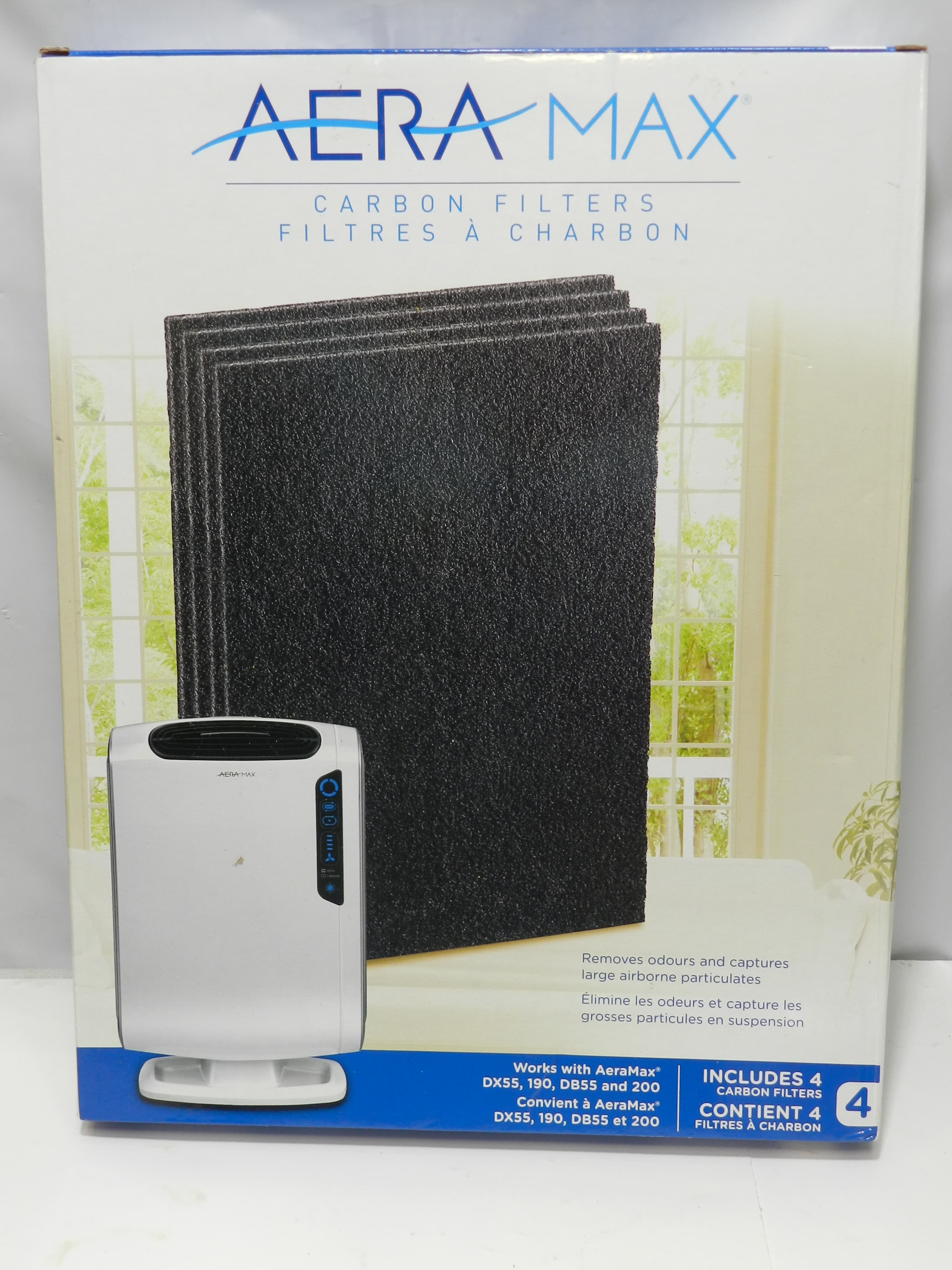 Carbon Filters for Aeramax Air Purifiers 4 Pk DX55 190 DB55 200 (CBC93241) P22K
