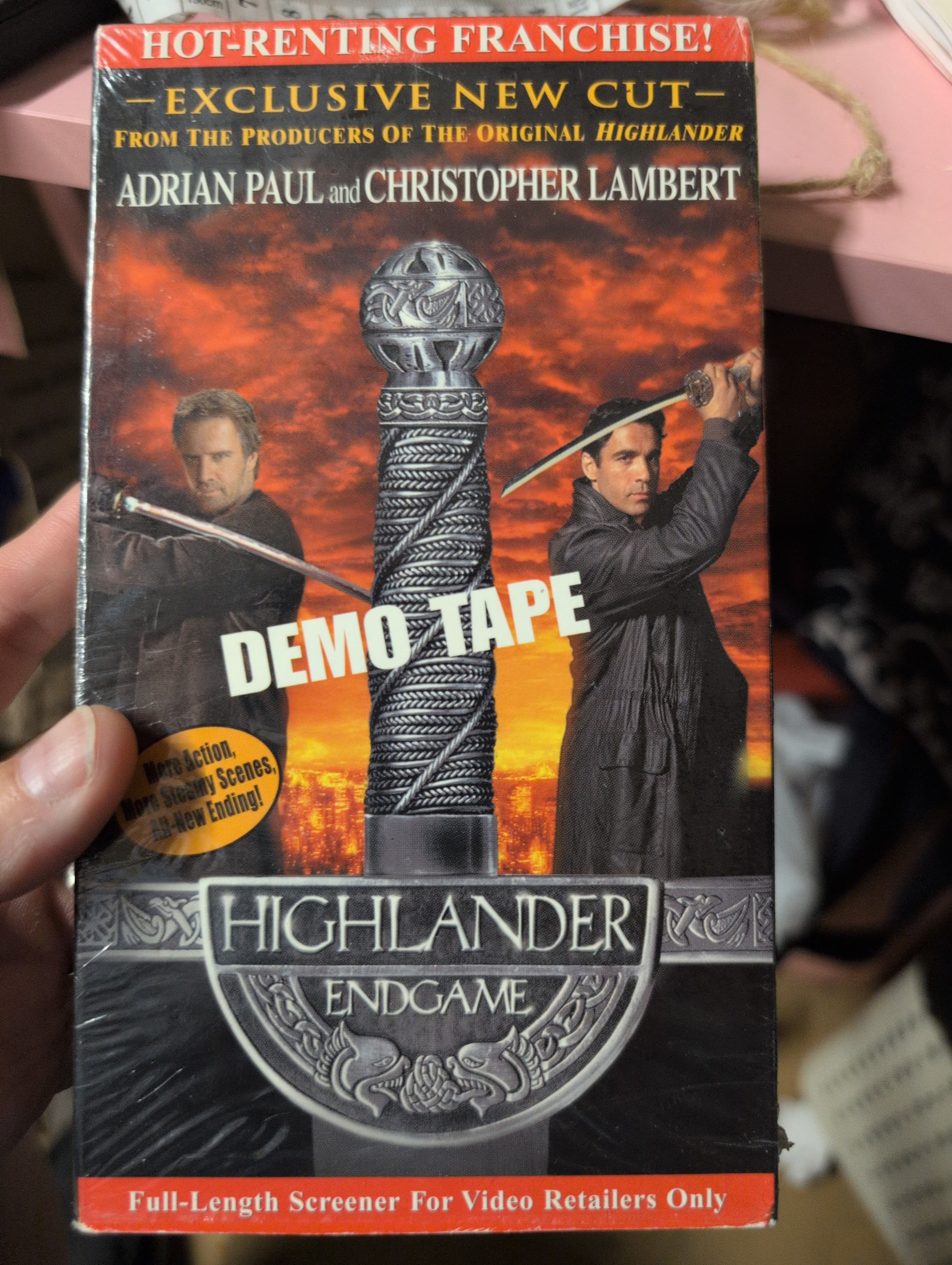 Highlander Endgame VHS Demo Tape Exclusive New Cut