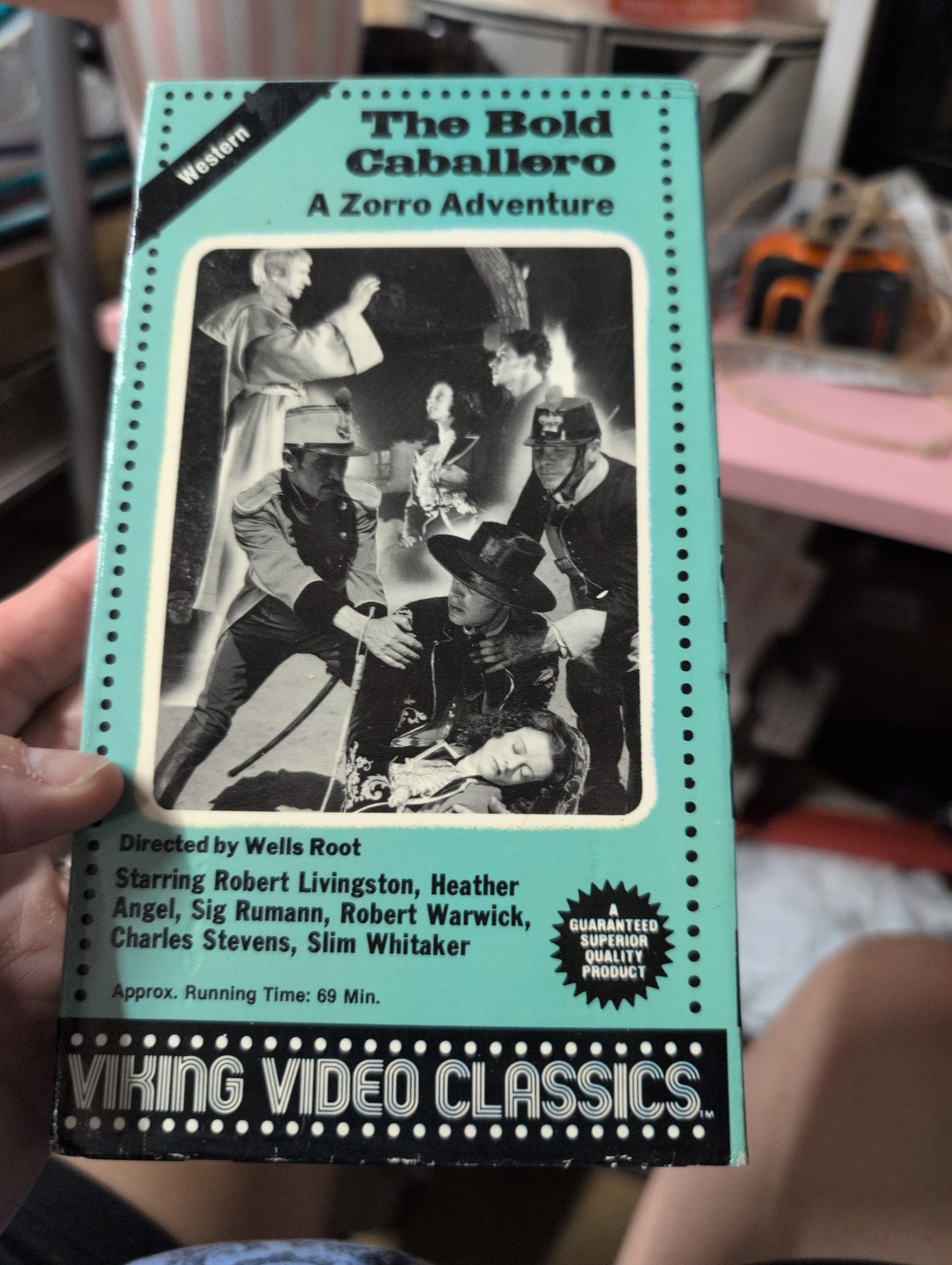 The Bold Caballero VHS Western Adventure by Burbank Video