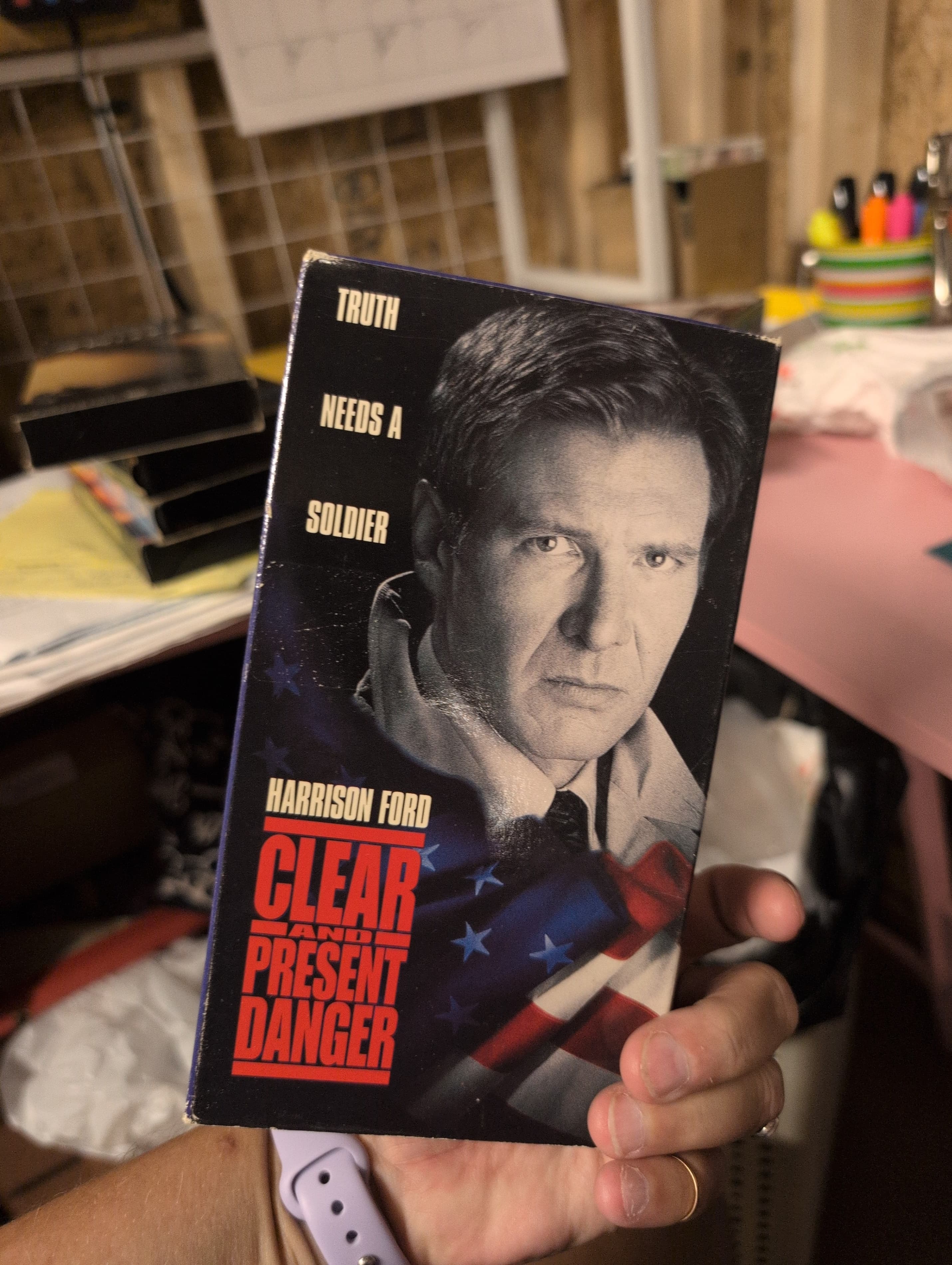 Clear and Present Danger VHS Harrison Ford