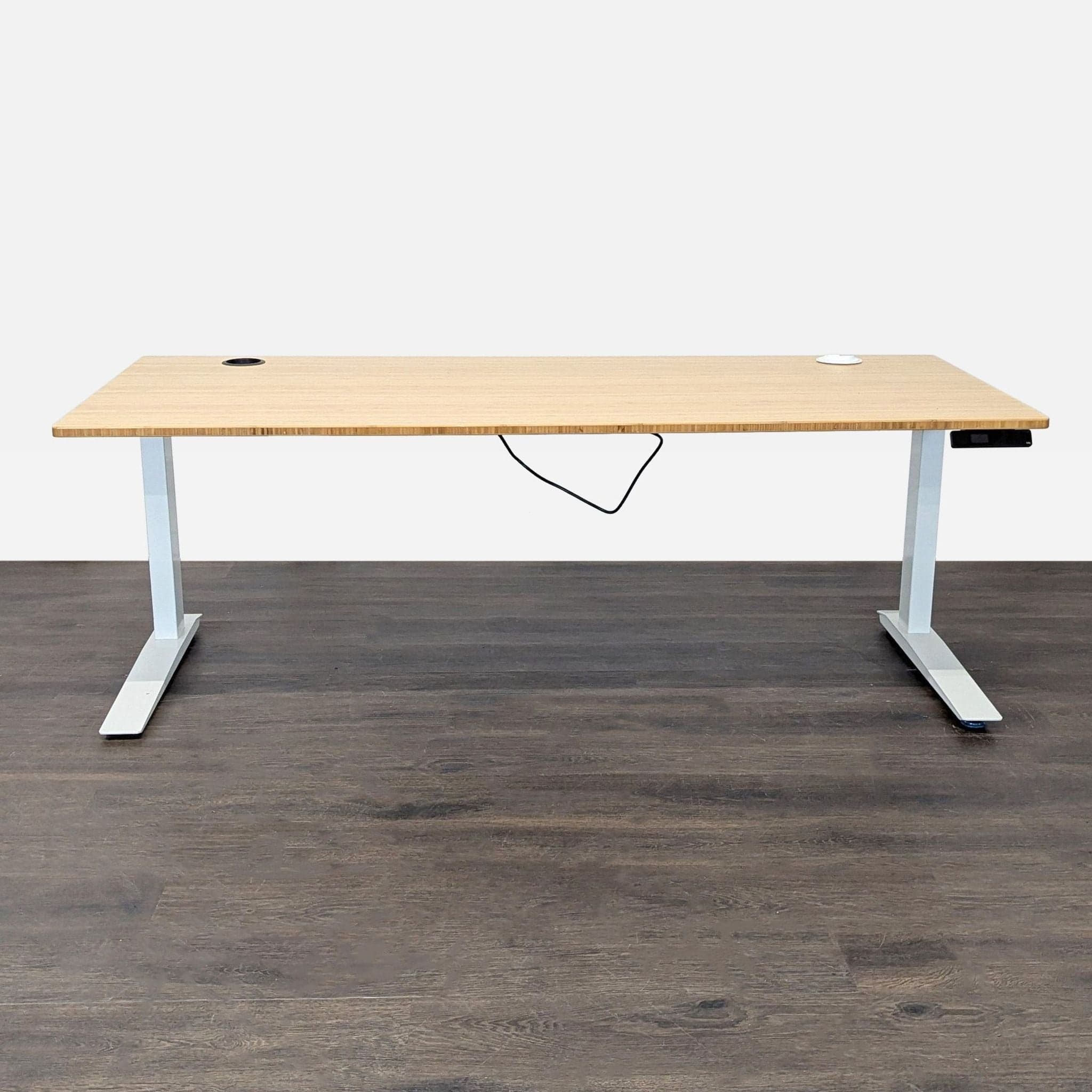 Fully Jarvis Bamboo Electric Adjustable Standing Desk with Programmable Memory