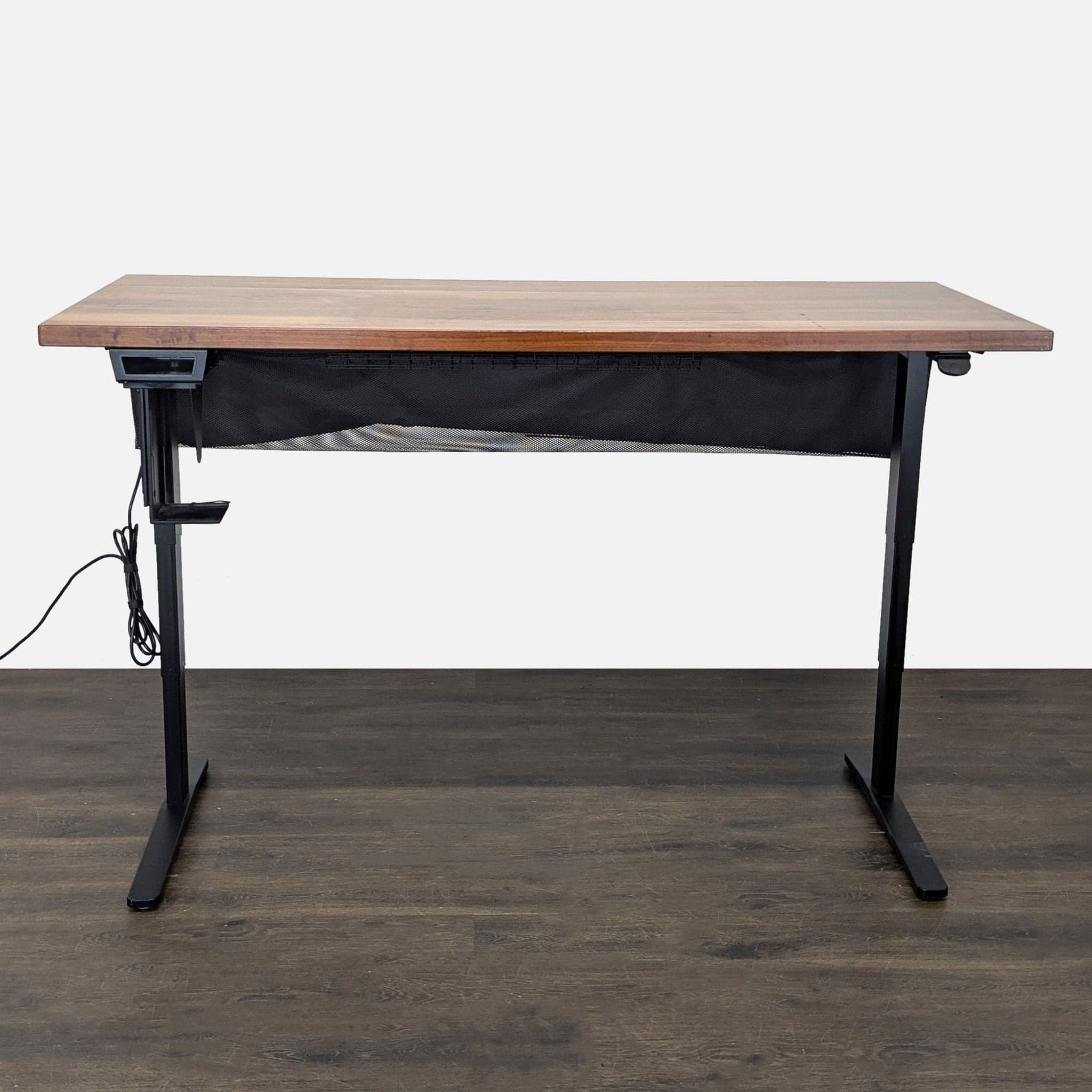 UPLIFT Adjustable Height Standing Desk with Solid Wood Top