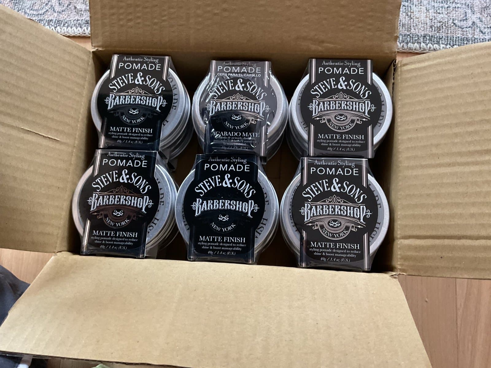 Steve and sons barbershop pomade matte finish