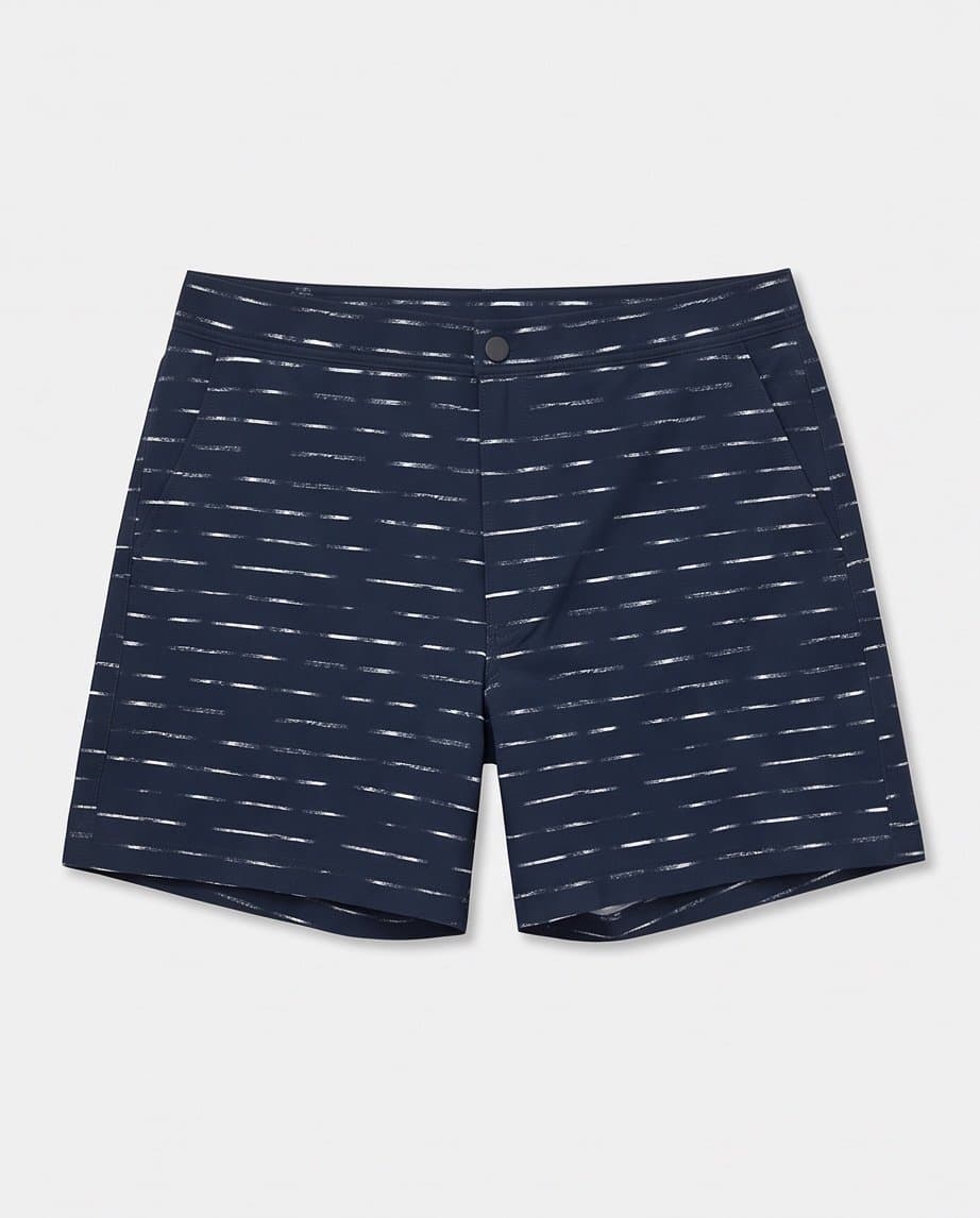Vrst men’s 5” blue resort slim fit shorts