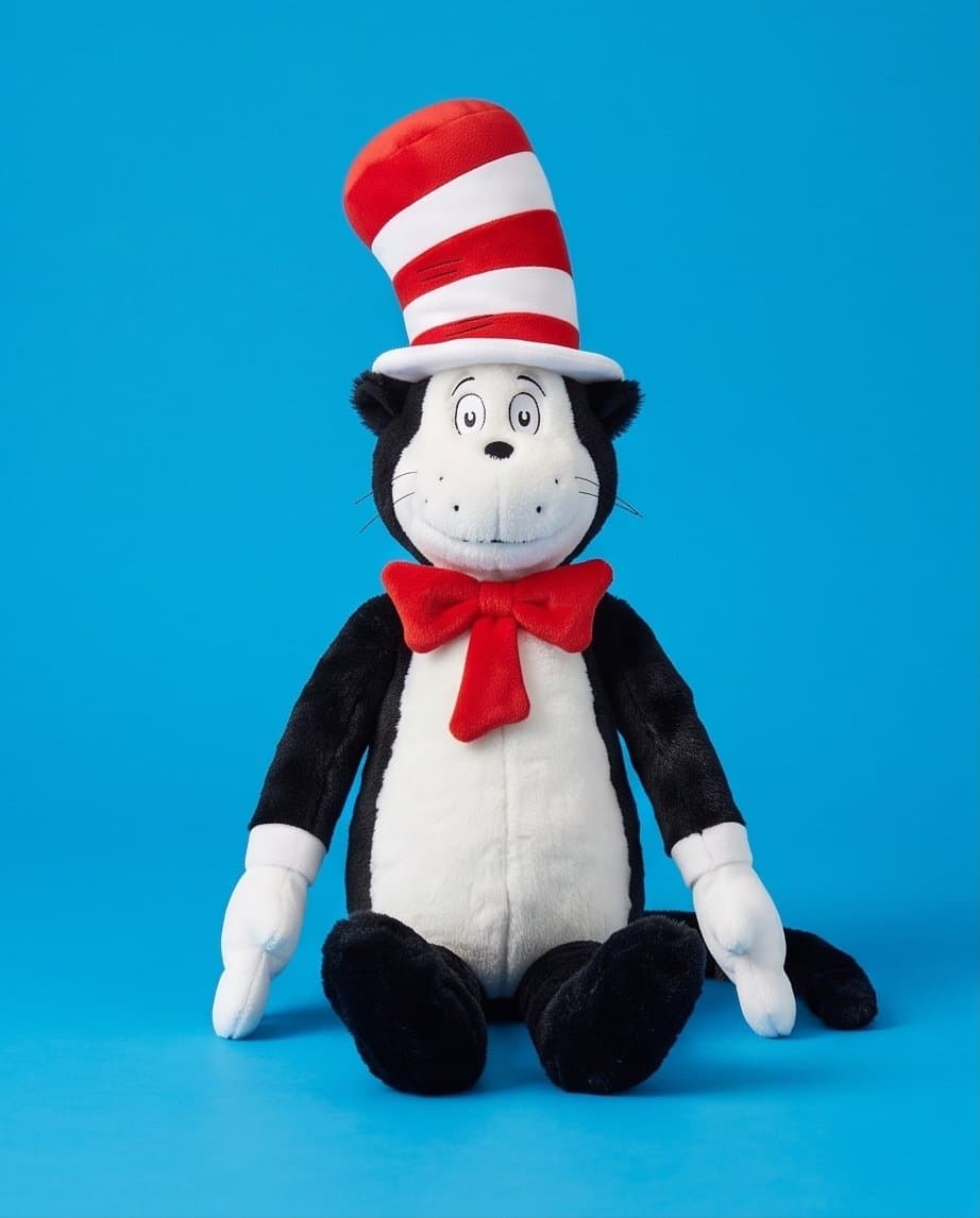 Dr. Seuss, the cat in the hat, plush soft toy 26 inches