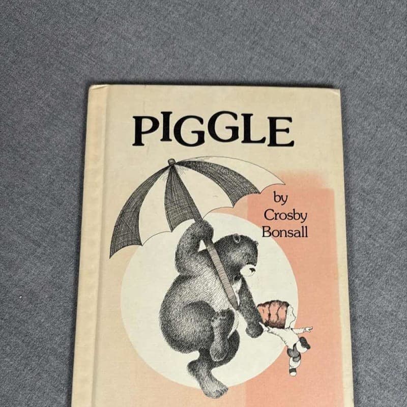 PIGGLE I Can Read Book by Crosby Bonsall 1973 Hardcover Kids Children