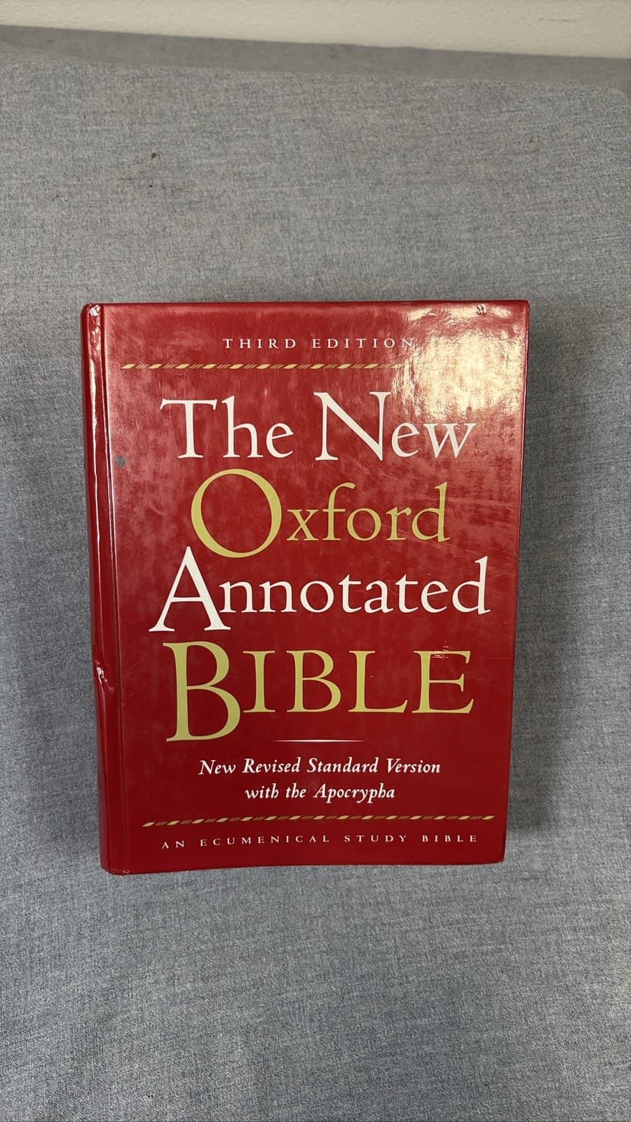 New Oxford Annotated Bible Apocrypha NRSV 3rd Ed Red Hardcover