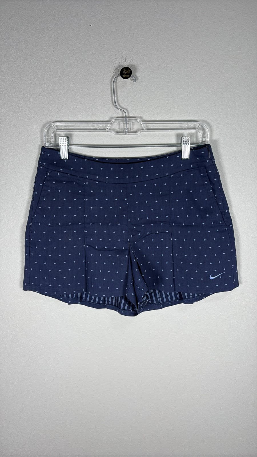 Nike Women Dri-FIT UV Victory Printed Golf Skort Blue Diamond Skirt Size 2