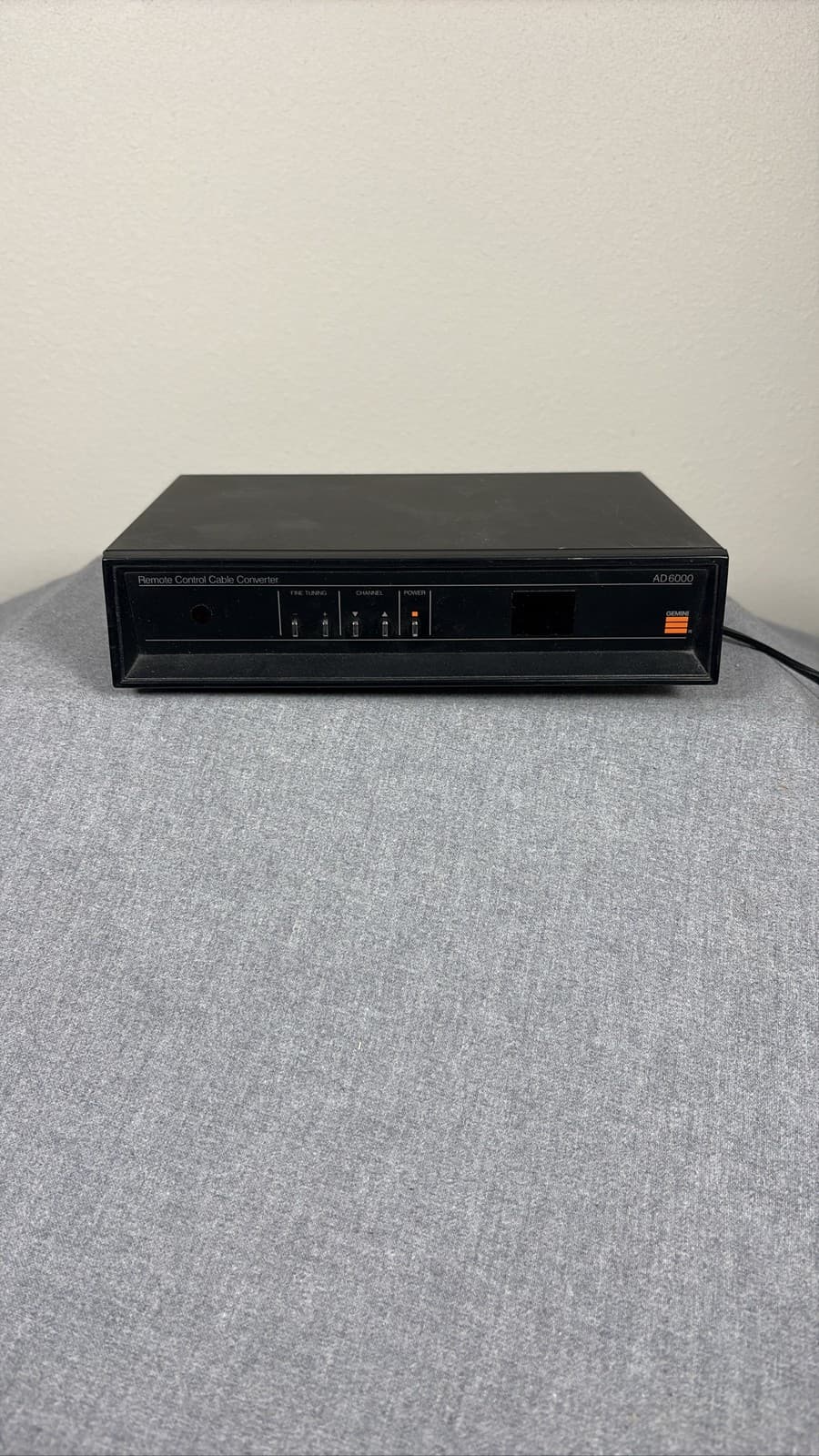 Gemini AD6000 Wireless Cable Converter Tuner Receiver NO REMOTE