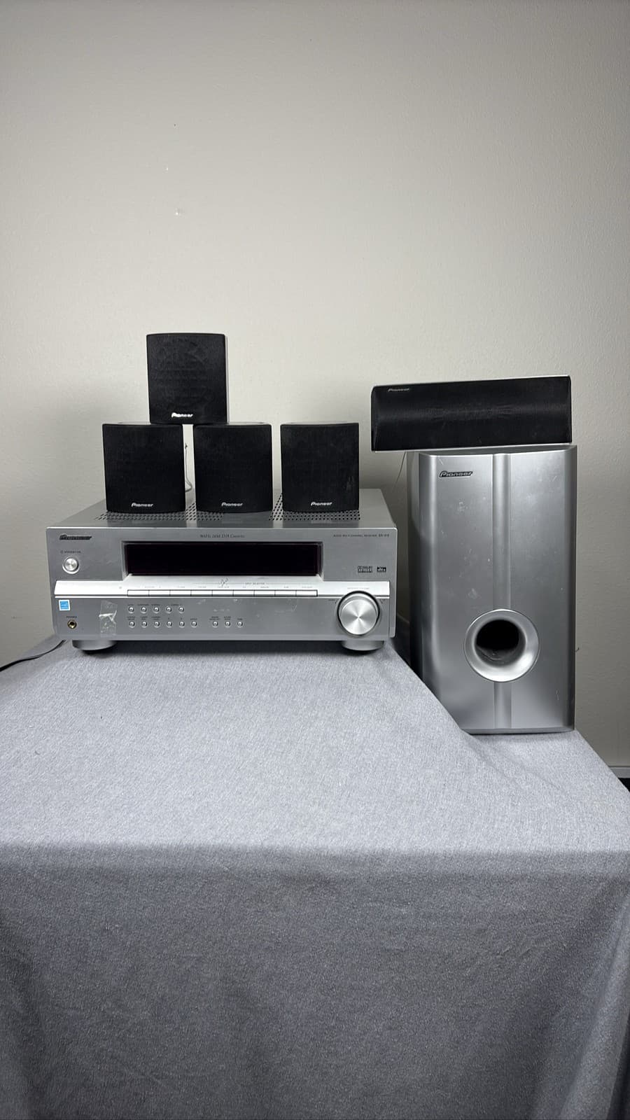 Pioneer SX-315 Home Theater 5.1 Receiver S-FCRW2500 Speaker System