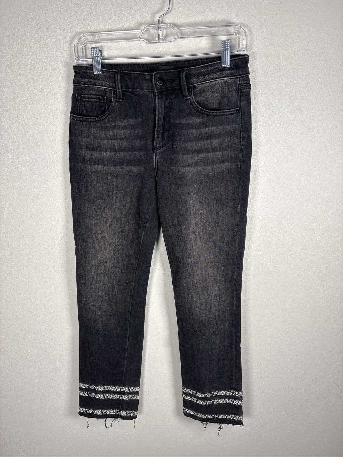 Driftwood Colette Womens Black Jeans Size 26x26 Denim Crop Ankle