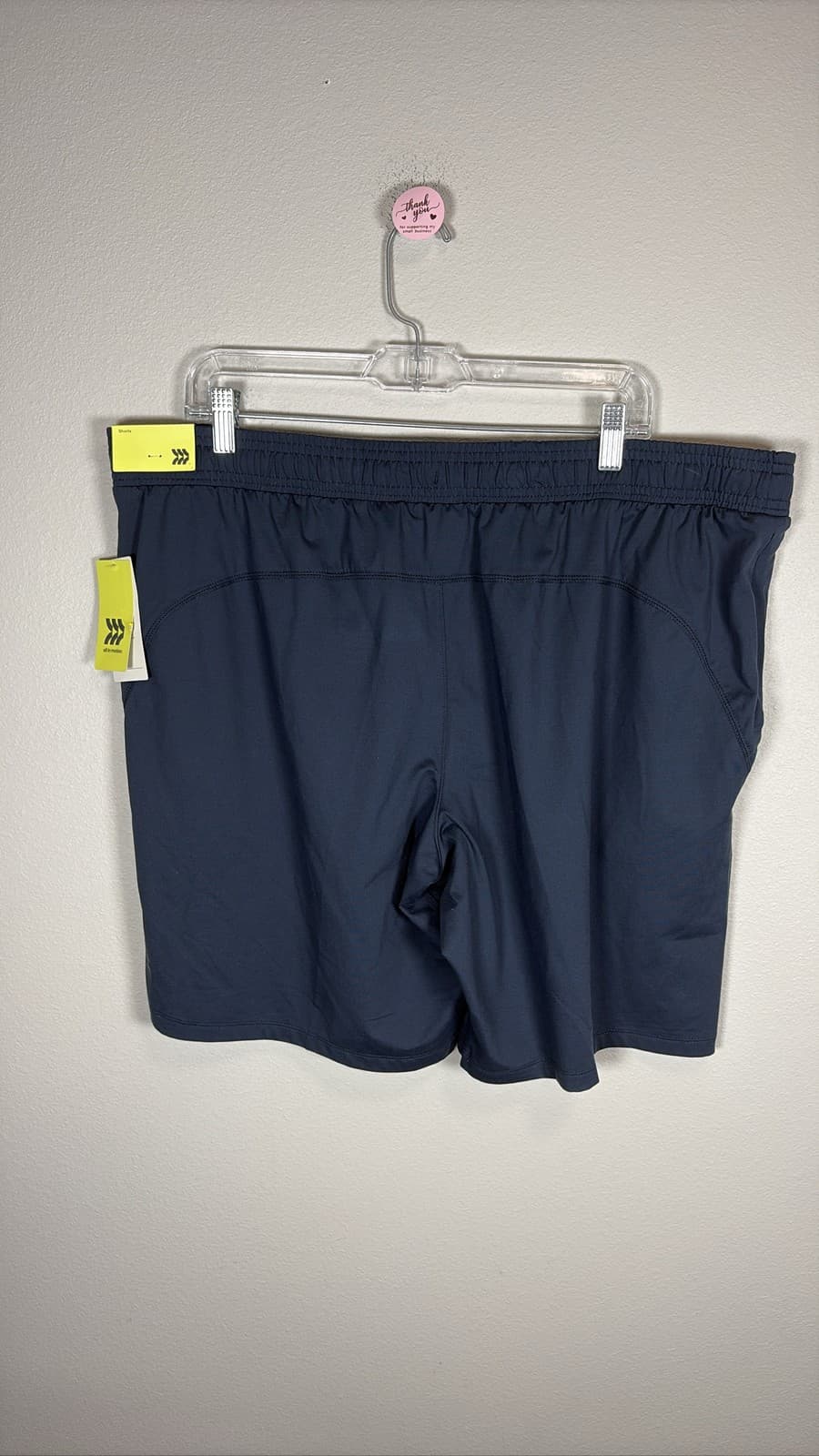 All In Motion Men's Dark Gray Athletic Shorts Training Gym XL