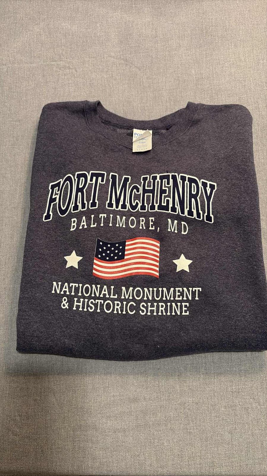 Fort McHenry Baltimore MD National Monument Historic Shrine Sweatshirt Large