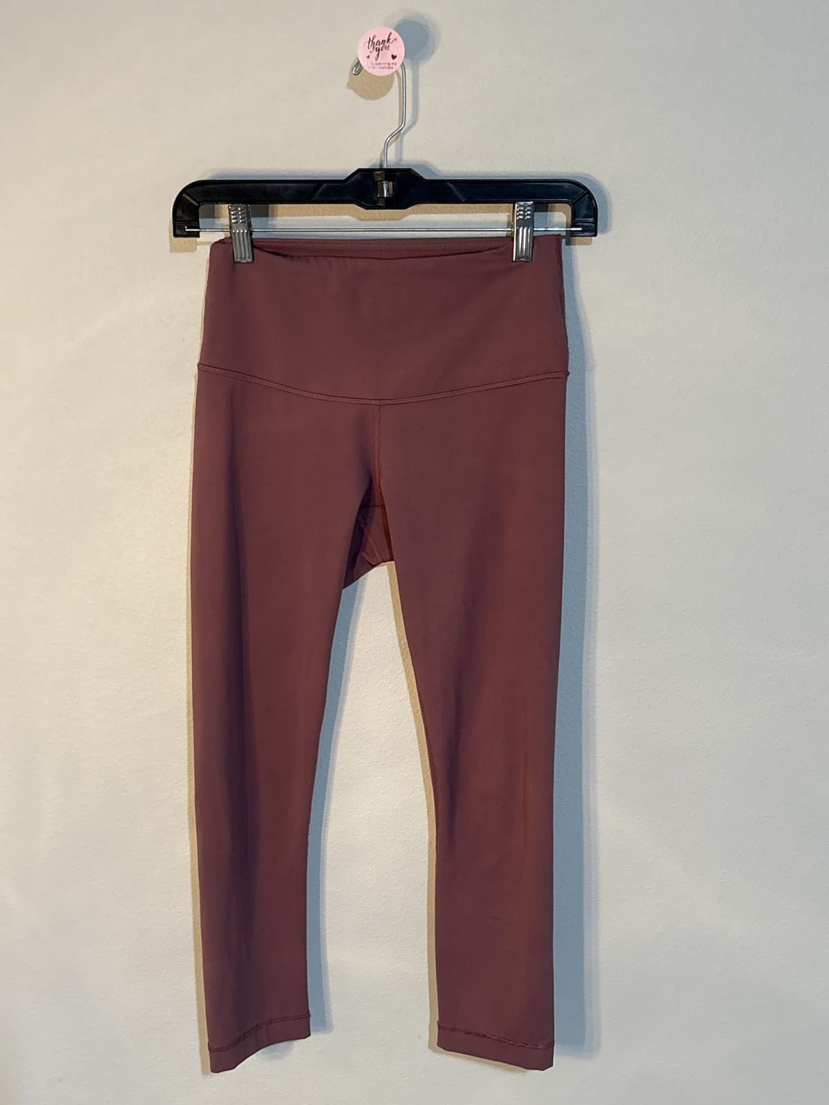 Yogalicious XS Purple Luster High Rise Capri Yoga Leggings NWT