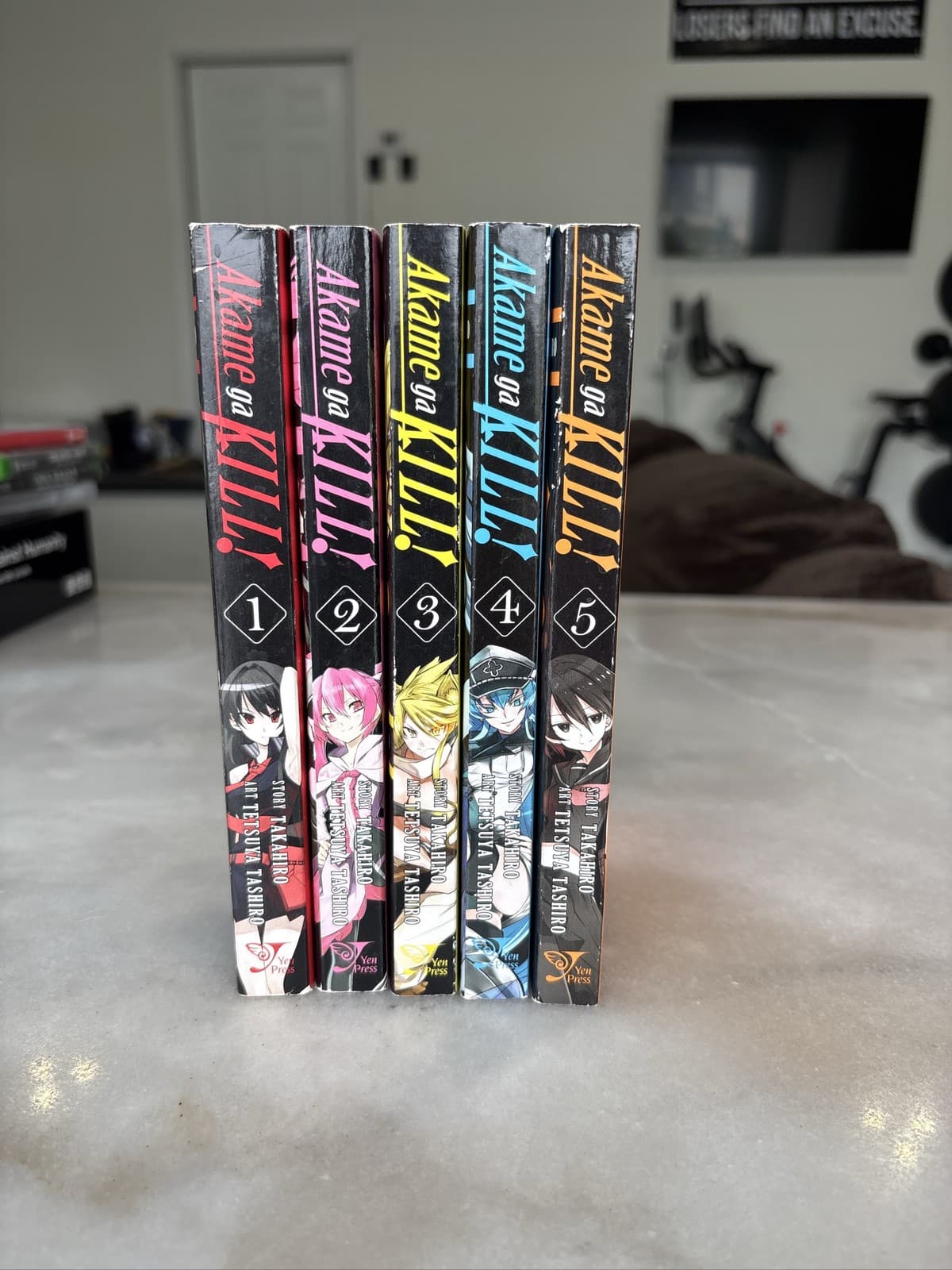 Akame ga Kill Manga Volumes 1-5 English Yen Press Set