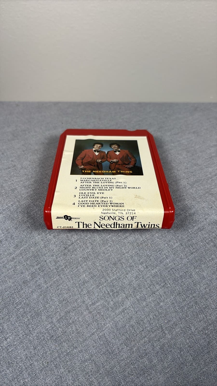 Songs of The Needham Twins 8-Track Tape Country Music CT-21682