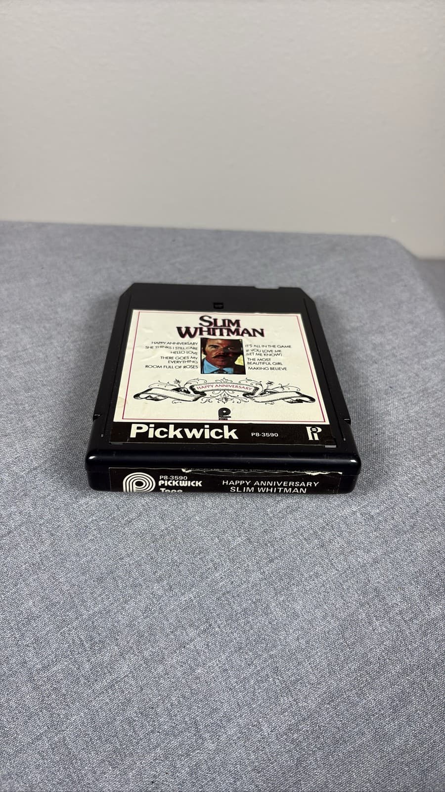Slim Whitman Happy Anniversary 8-Track Tape Pickwick PB-3590 Country