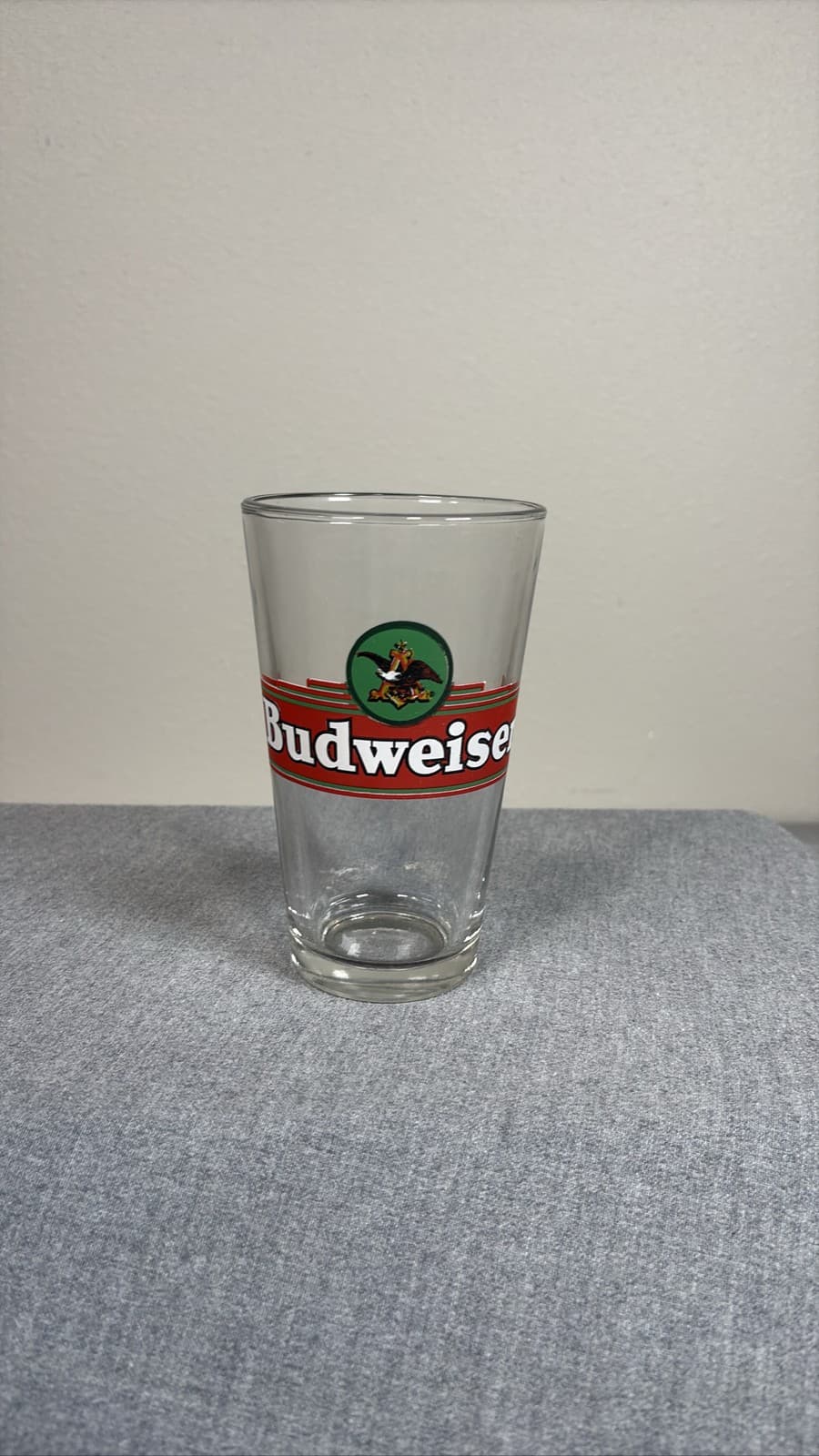 Budweiser Anheuser Busch Eagle A Logo 16 oz Pint Beer Glass
