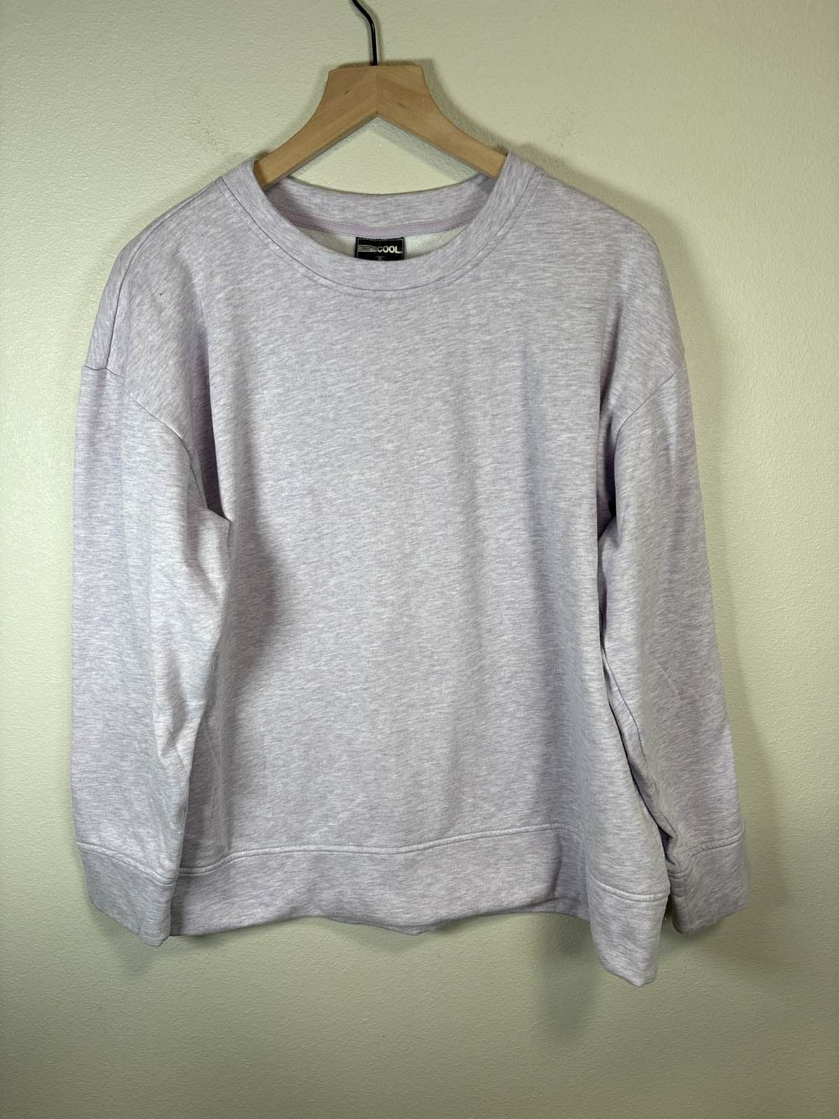32 Degrees Cool Ladies Soft Luxe Pullover Lavender XL