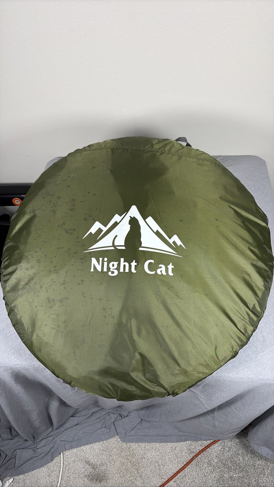 Night Cat 1 Person Pop Up Camping Tent Waterproof Instant Tunnel Tent