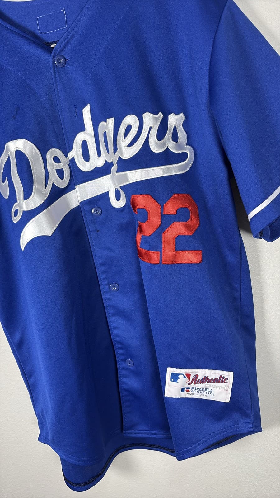 Russell Athletic LA Los Angeles Dodgers Clayton Kershaw 22 Jersey