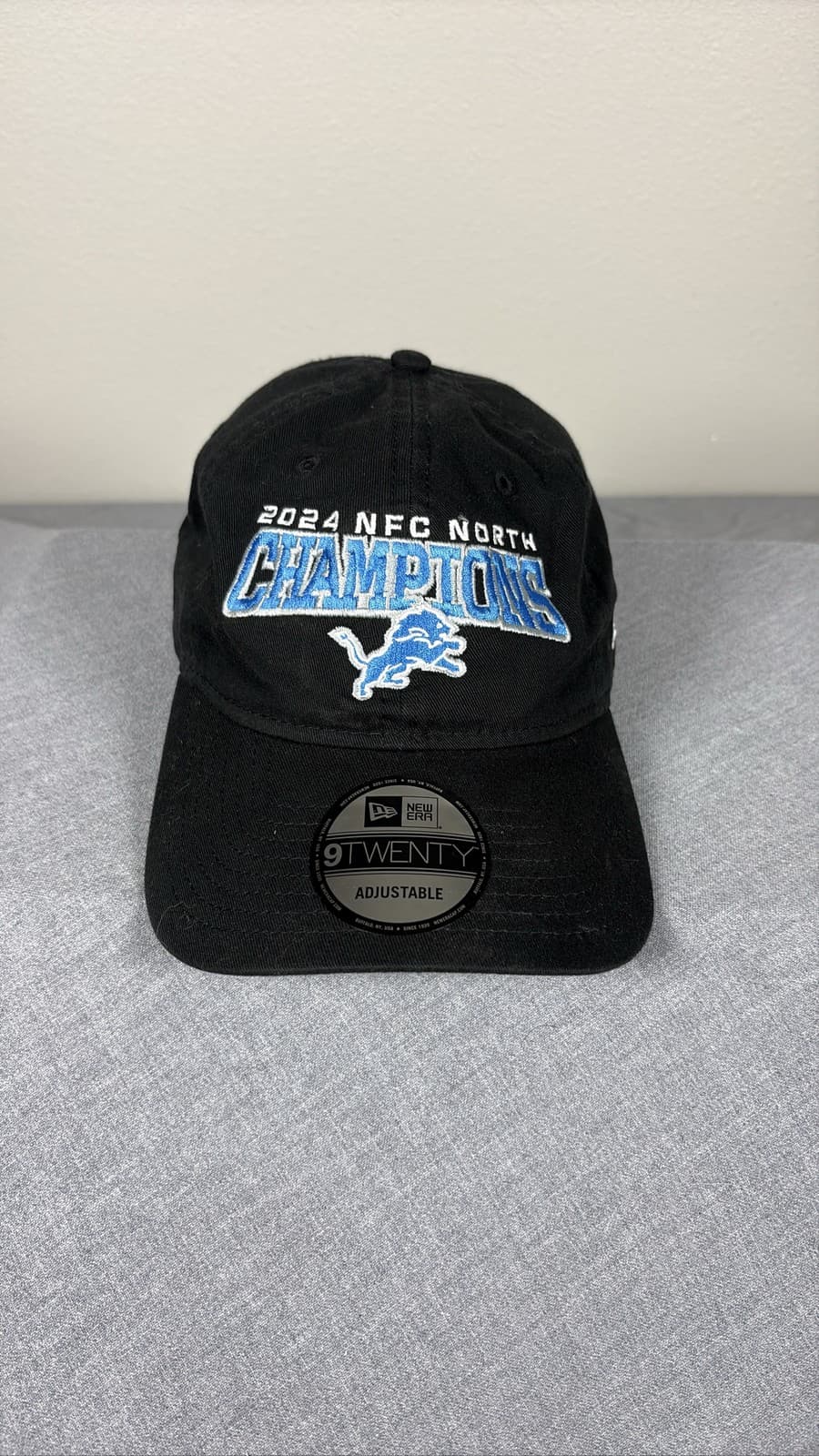 Detroit Lions New Era 9TWENTY 2024 NFC North Champions Adjustable Hat