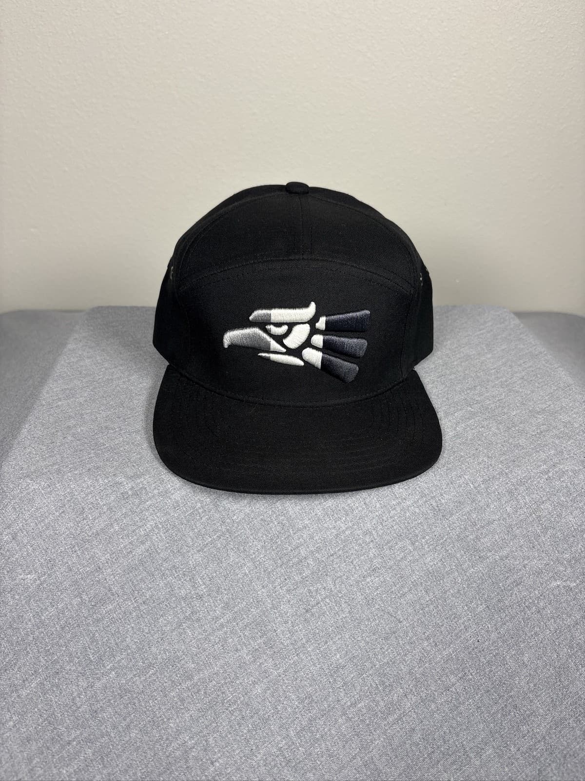 Black Eagle Skeleton Peace Sign Snapback Baseball Cap Hat Adjustable