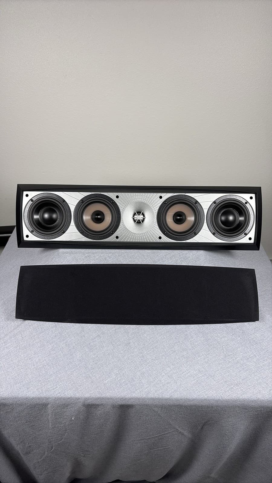 Paradigm Cinema 400 LCR Center Channel Speaker Black with Grille