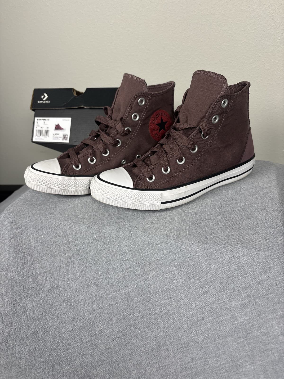 Converse Chuck Taylor All Star Hi Park Red White Women's Size 7