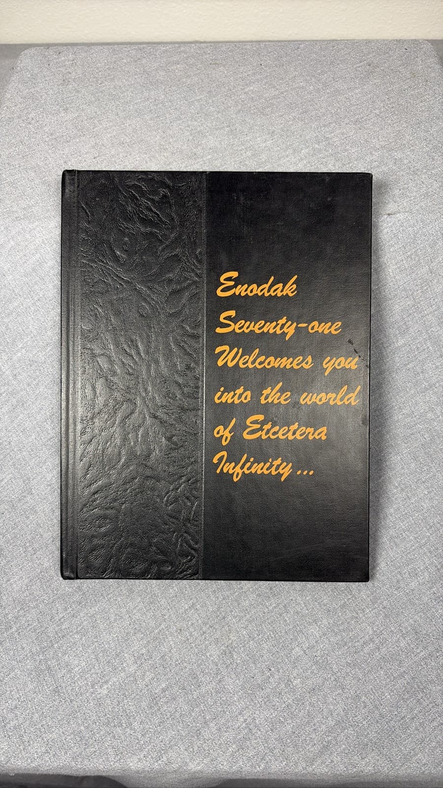 Vintage Enodak Seventy-one Yearbook Enderlin High School North Dakota 1971