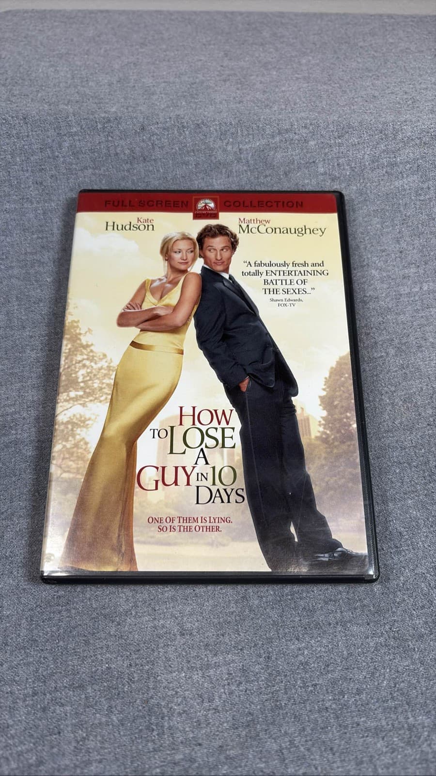 How to Lose a Guy in 10 Days DVD 2003 Full Screen Kate Hudson McConaughey