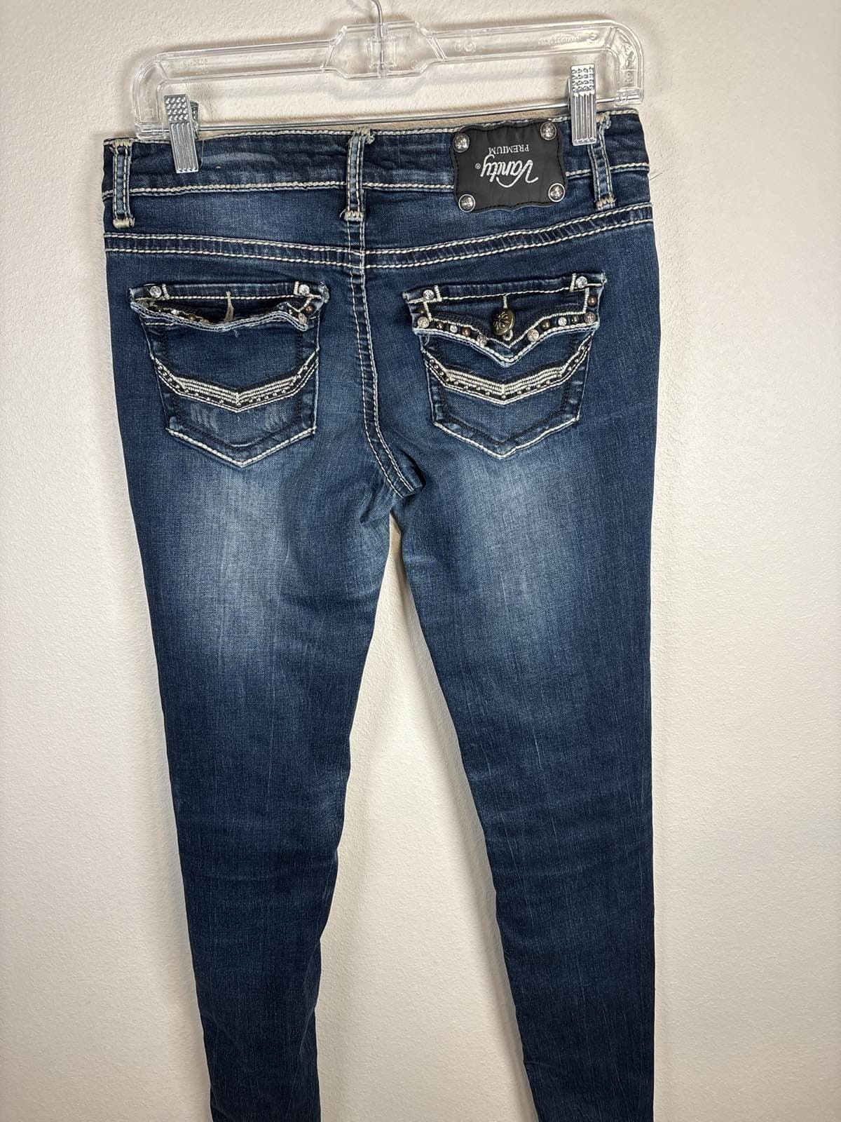 Vanity Premium Collection Women's 28W/32L Embellished Jeans