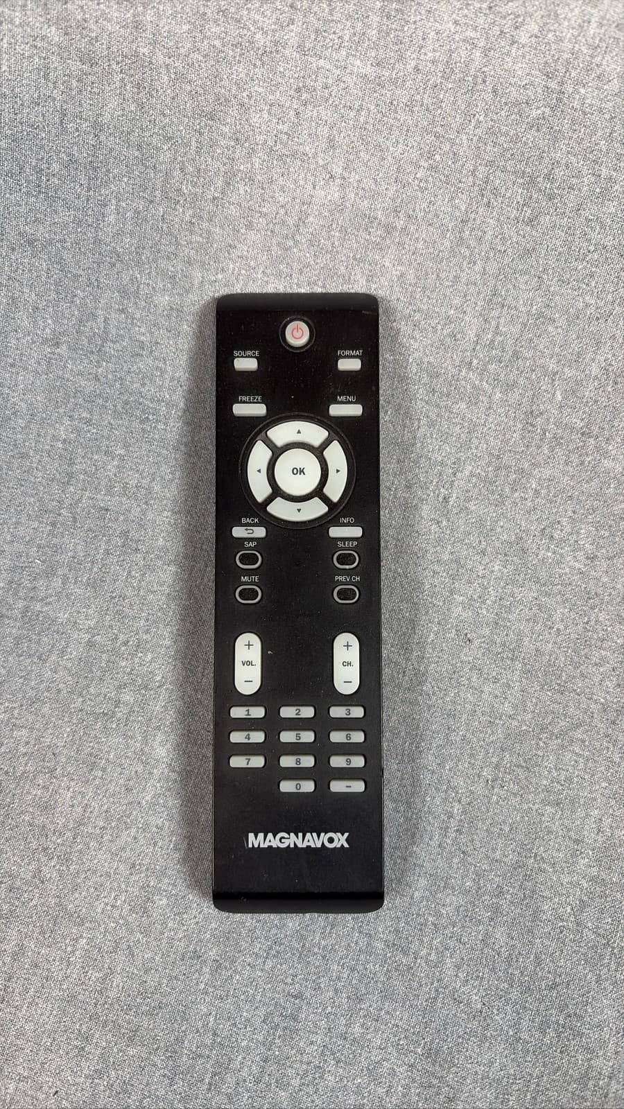 Magnavox TV DVD VCR Remote Black Tested