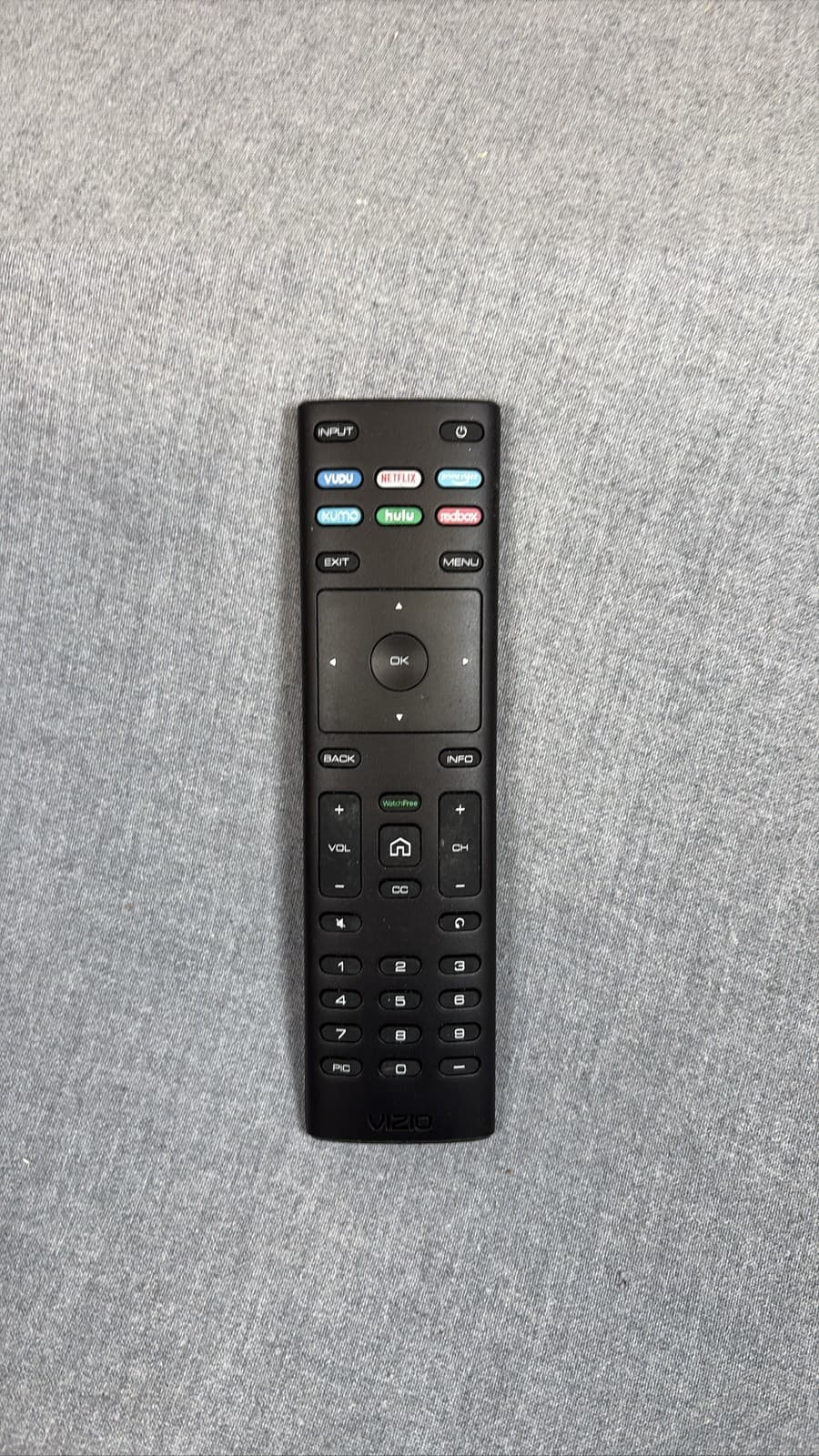 XRT136 Remote for Vizio Smart TV Vudu Netflix Hulu Redbox Xumo 6 App Keys