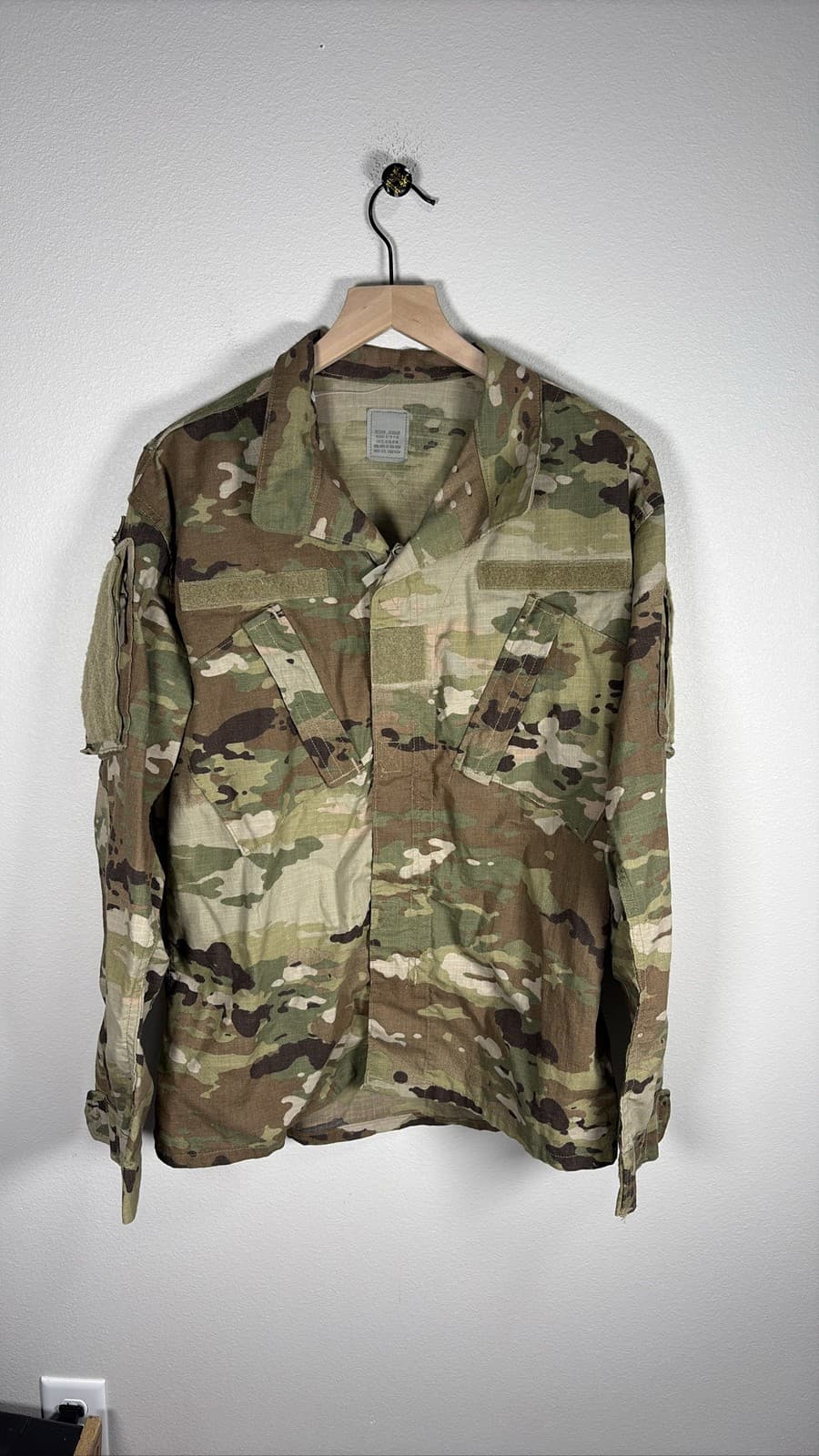 US Army OCP Combat Uniform Coat Jacket Multicam Camo Tactical Shirt Medium
