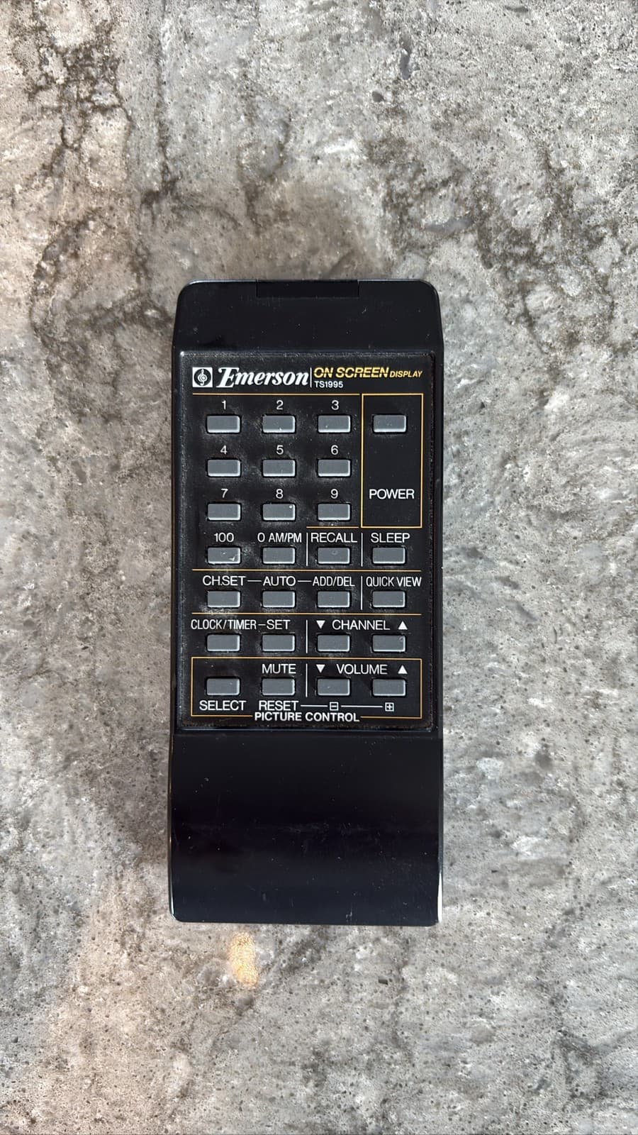 Emerson TS1995 TV VCR DVD Remote Control
