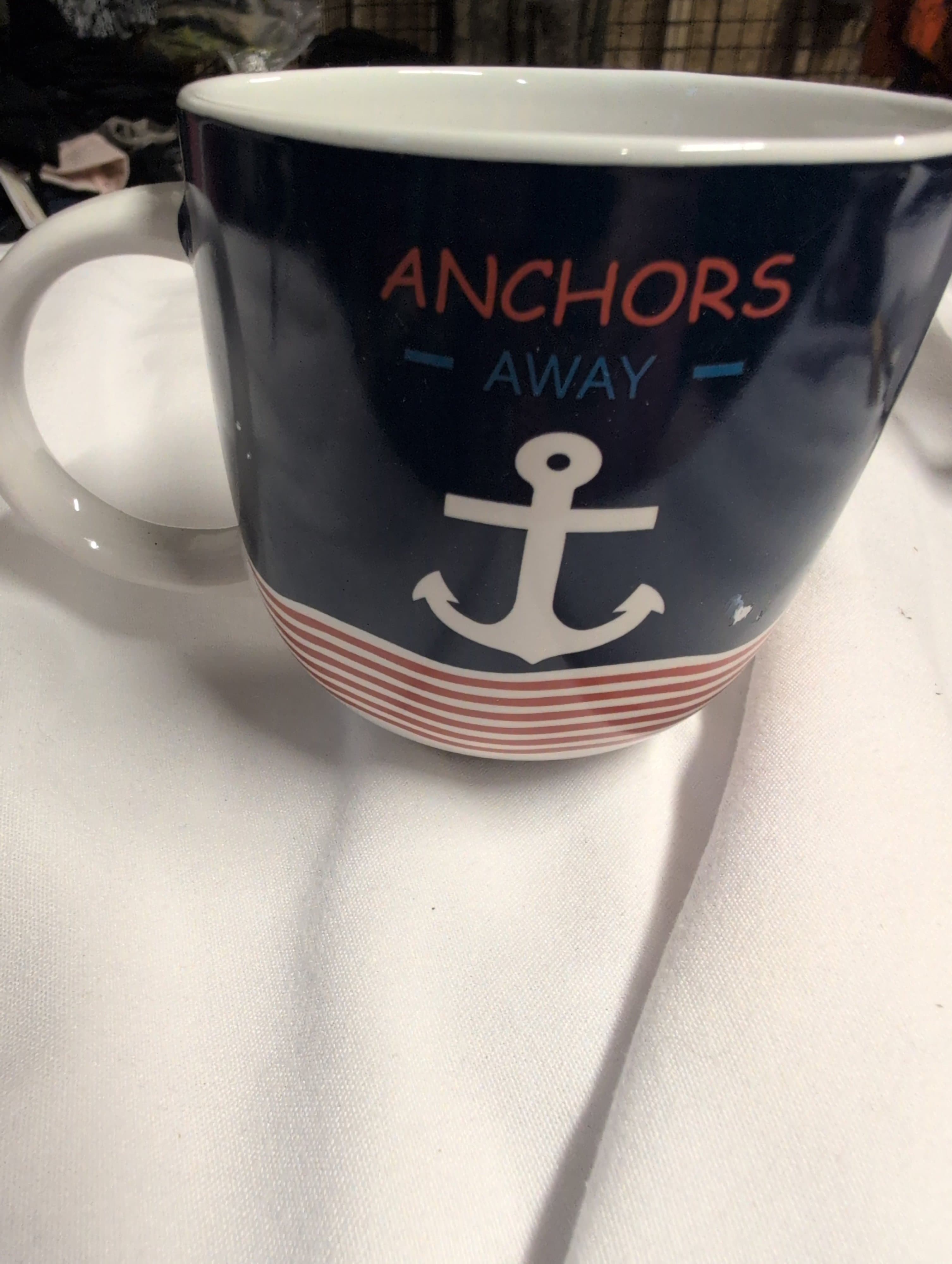 Anchors Away Nautical Coffee Mug