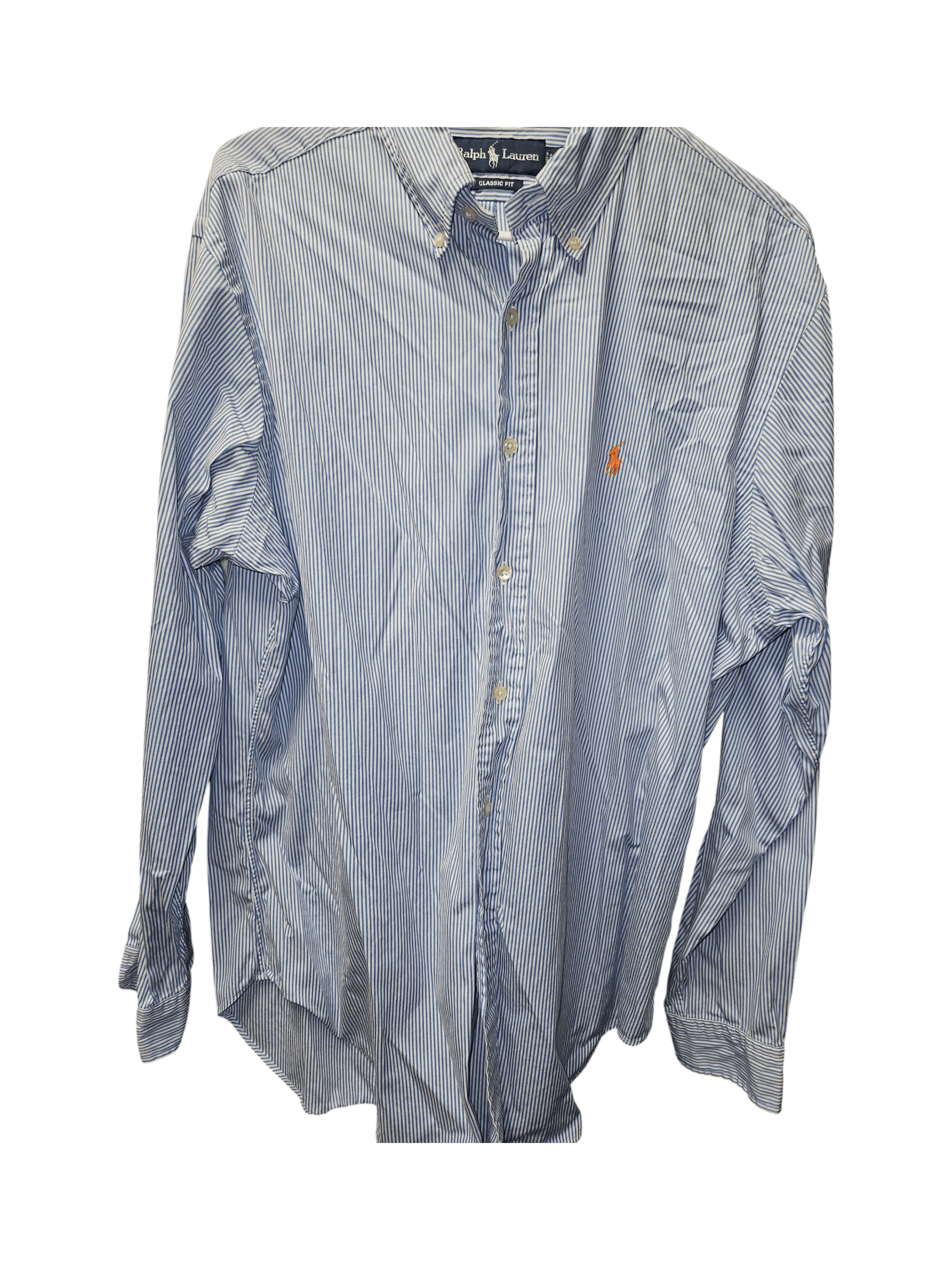Ralph Lauren Classic Fit Striped Button-Up Shirt