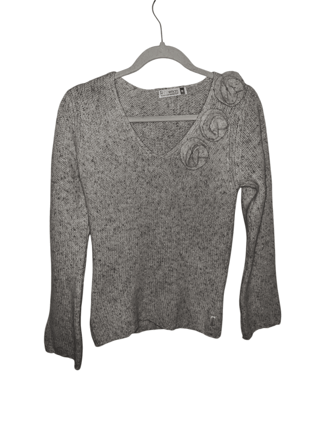 Fisherman out of Ireland brown Comfy V-neck Long Sleeve Preppy Light Academia