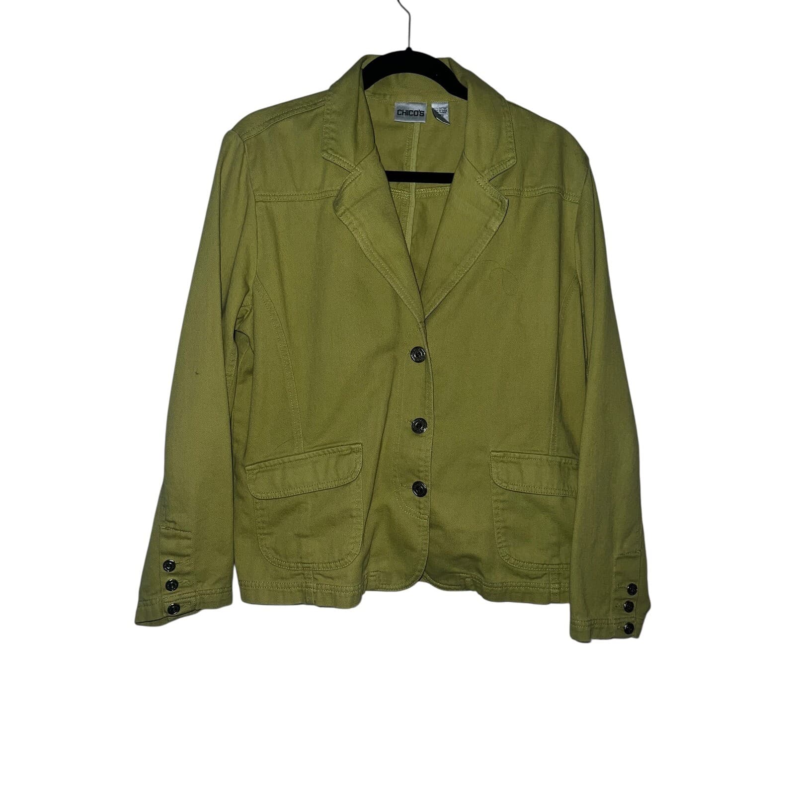 Chico's blazer jacket size 2 boho dopamine