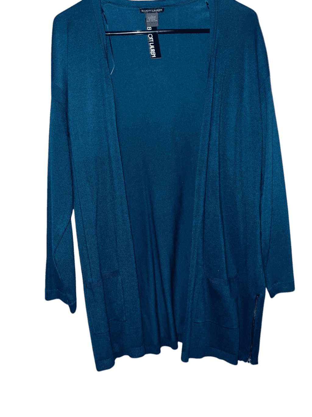 Elliott Lauren green Cardigan Size l nwt Long Sleeves Comfy Preppy