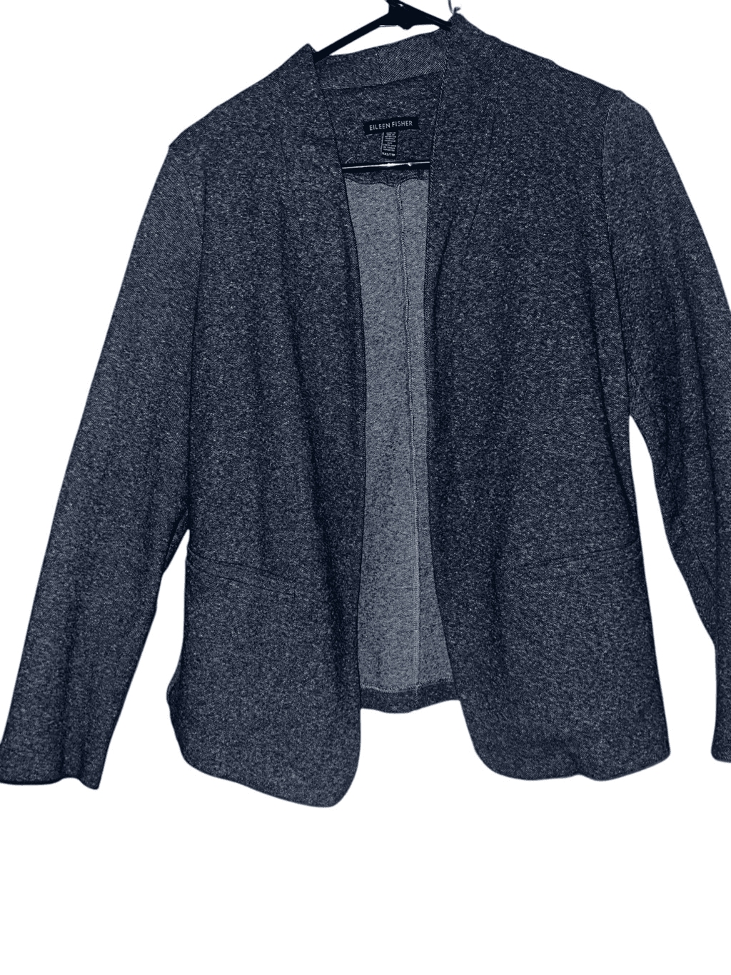Eileen fisher gray blazer jacket sz xxs Preppy Long Sleeve Emo