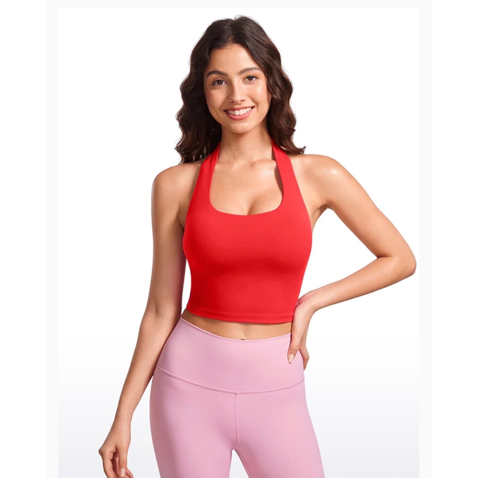 Butterluxe Built in Bra HalterTank sz0/2fashionable athleisure