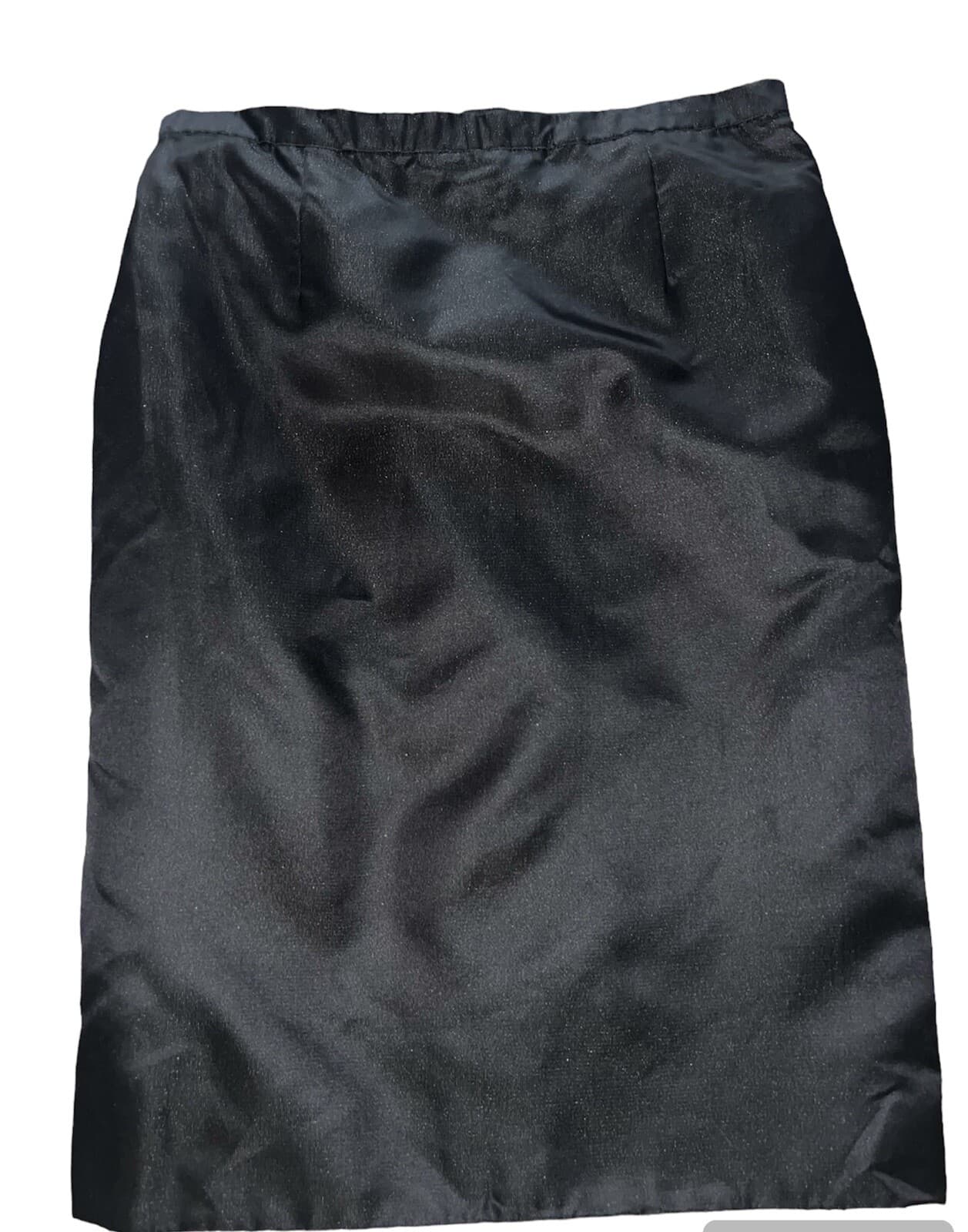 mirella cavorso Retro Boho Summer Smart Black Pencil skirt size XL