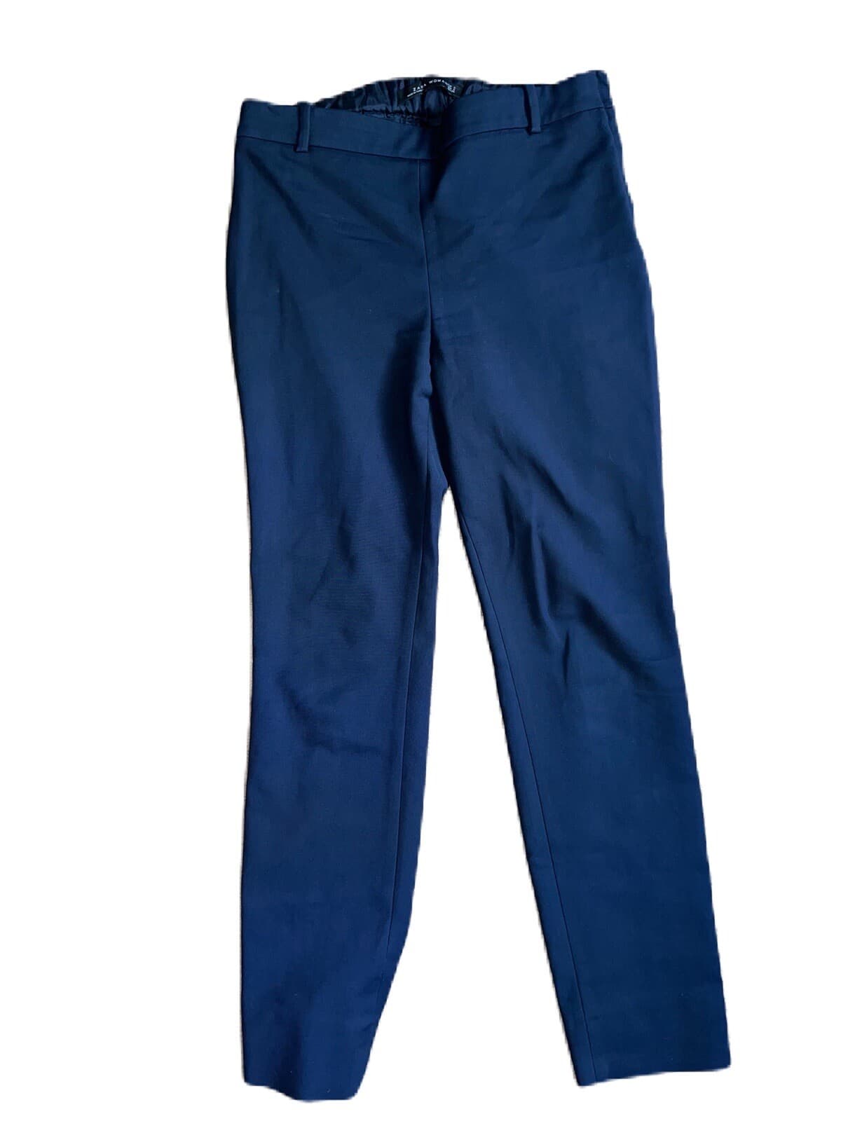 Zara Blue Pleated Dress Pants Size S Boho Bohemian Office Siren Secretary