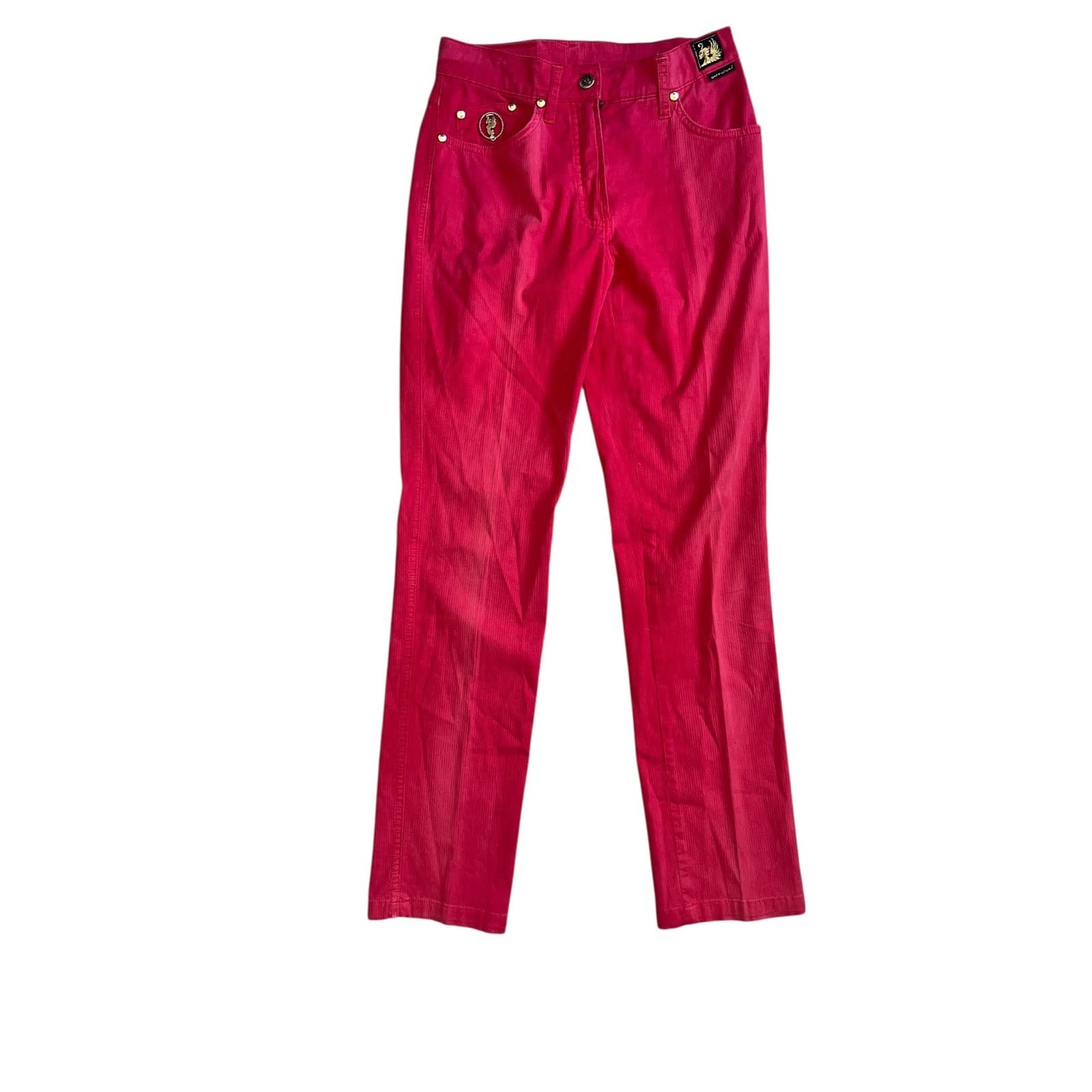 Y2K 90s Pink Cappopera Straight Leg Jeans Sz 28 | Barbiecore Girlhood Core