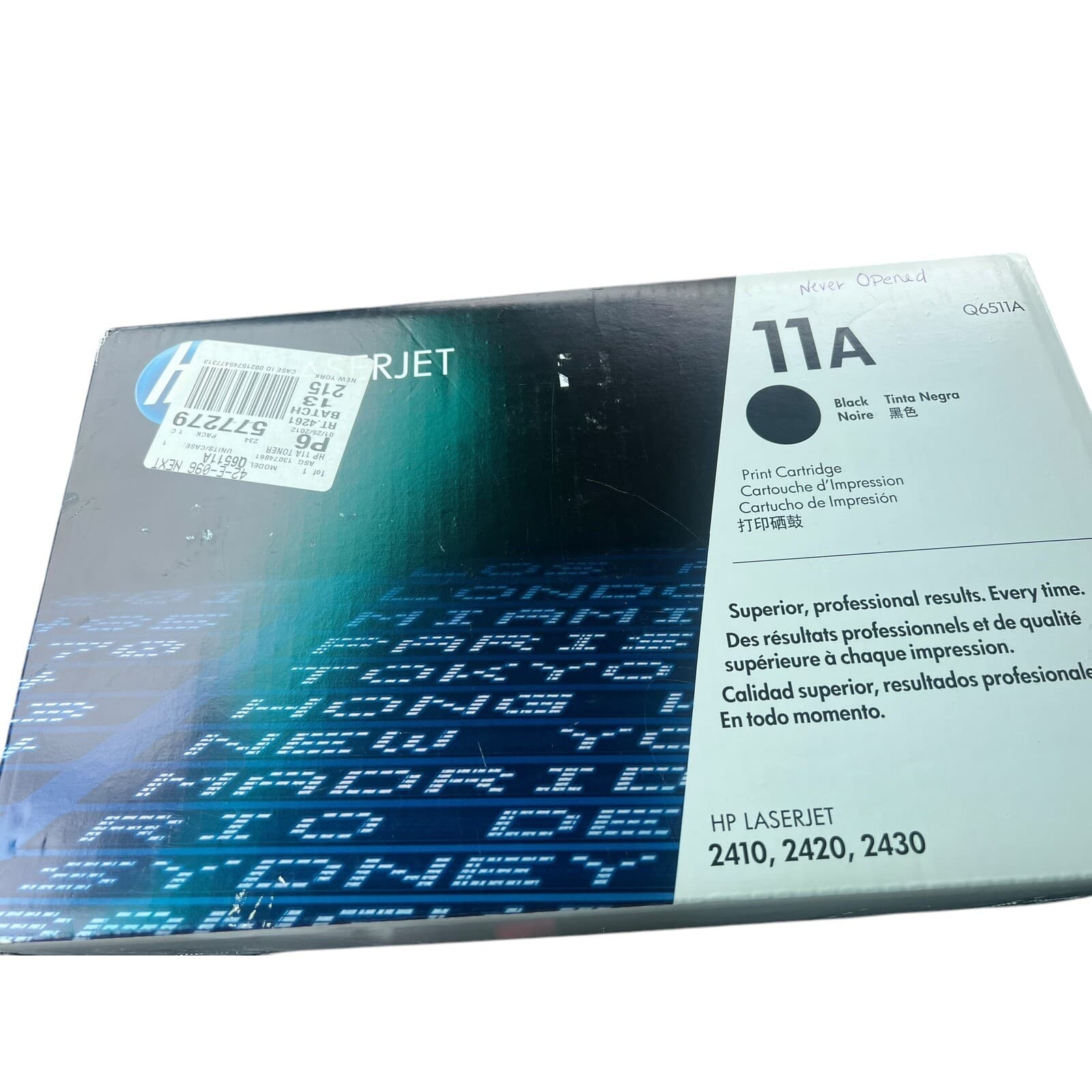 HP 11A Black Toner Cartridge