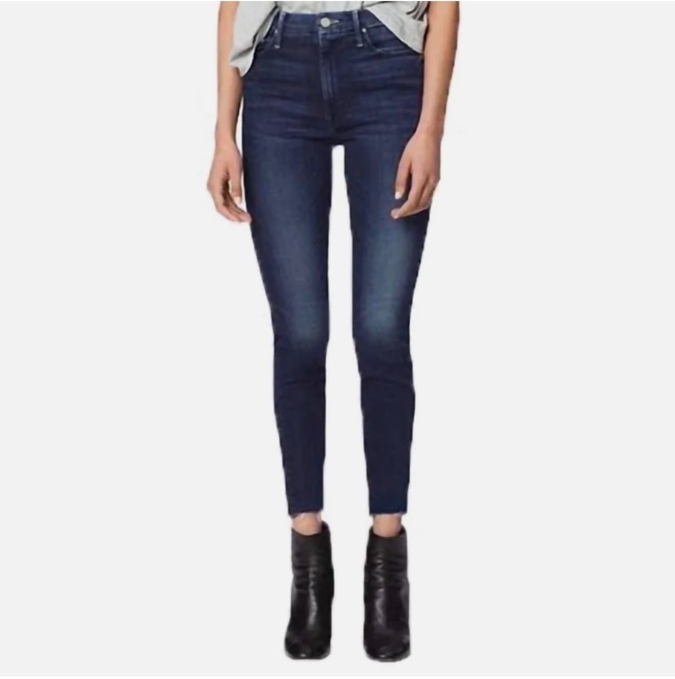 MOTHER Looker Ankle Fray Last Call Sz 27 High Waist