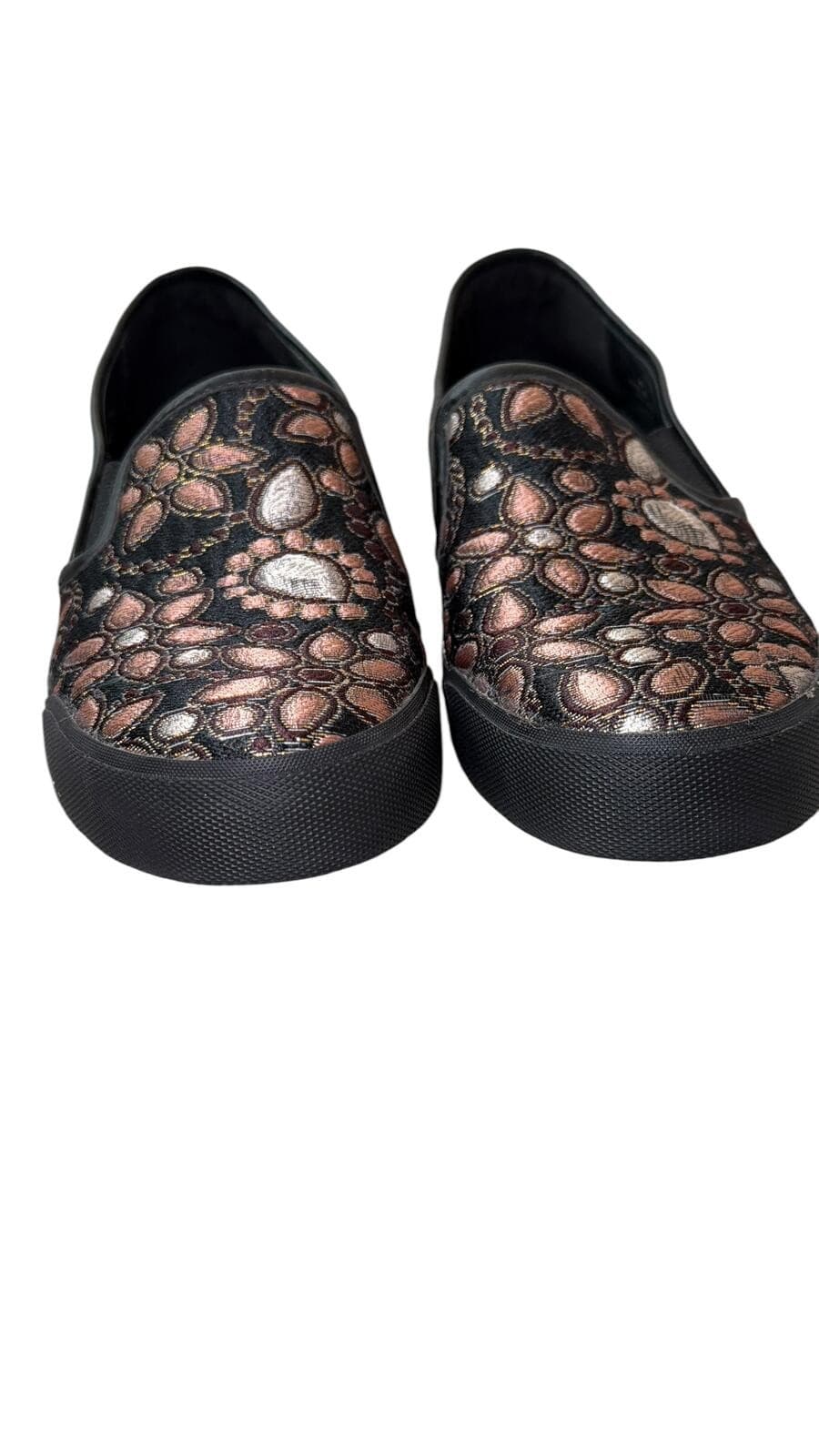 Alice + Olivia Floral Slip On Shoes Sz 36.5 Cottagecore Designer Garden Party