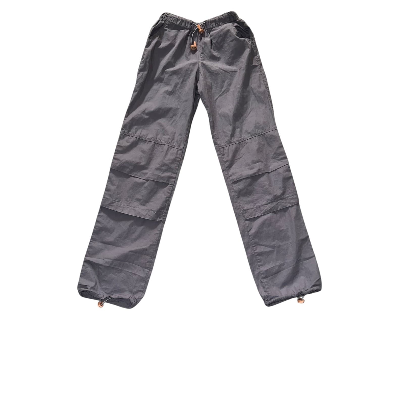 Take-Two 90s Y2K Vtg Sz 28 Parachute Pants Baggy lapered Leg maroon
